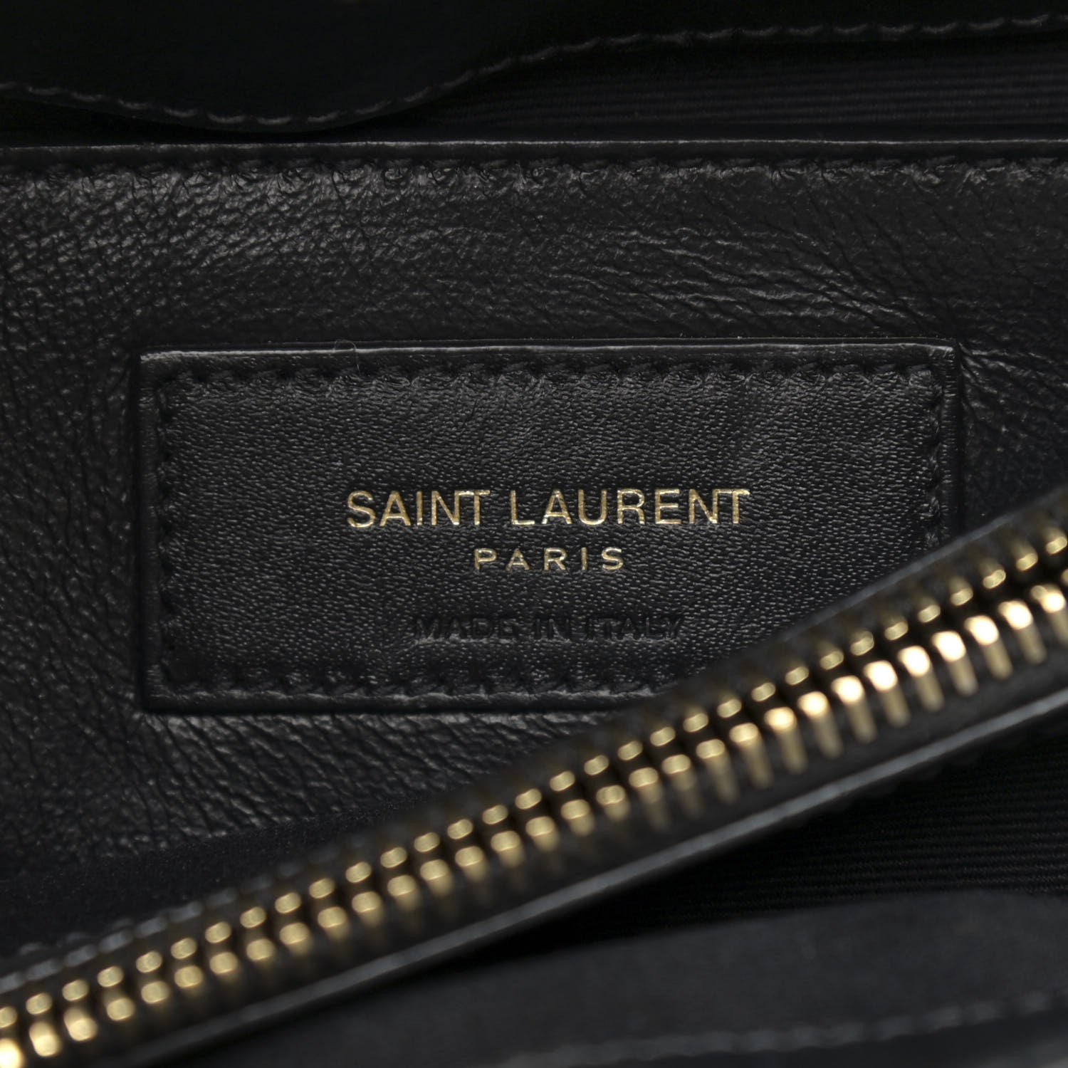 Saint Laurent Calfskin Y Quilted Monogram Small Loulou Chain Satchel Black 7 of 15