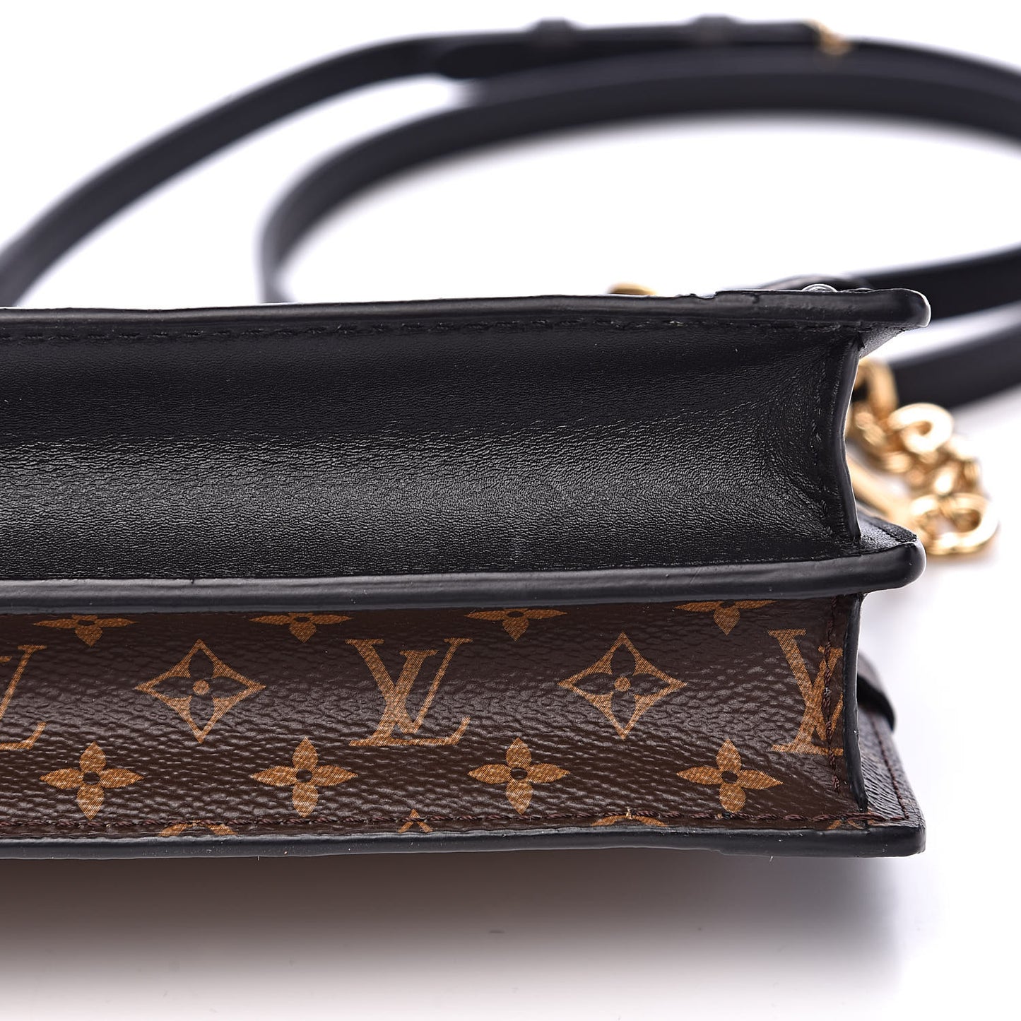 Reverse Monogram Trunk Clutch