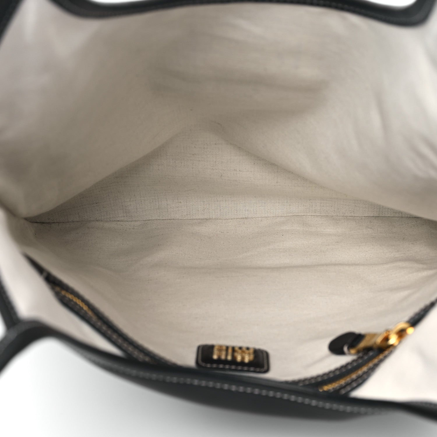 Miu Miu Nappa Ivy Bag Black 5 of 9