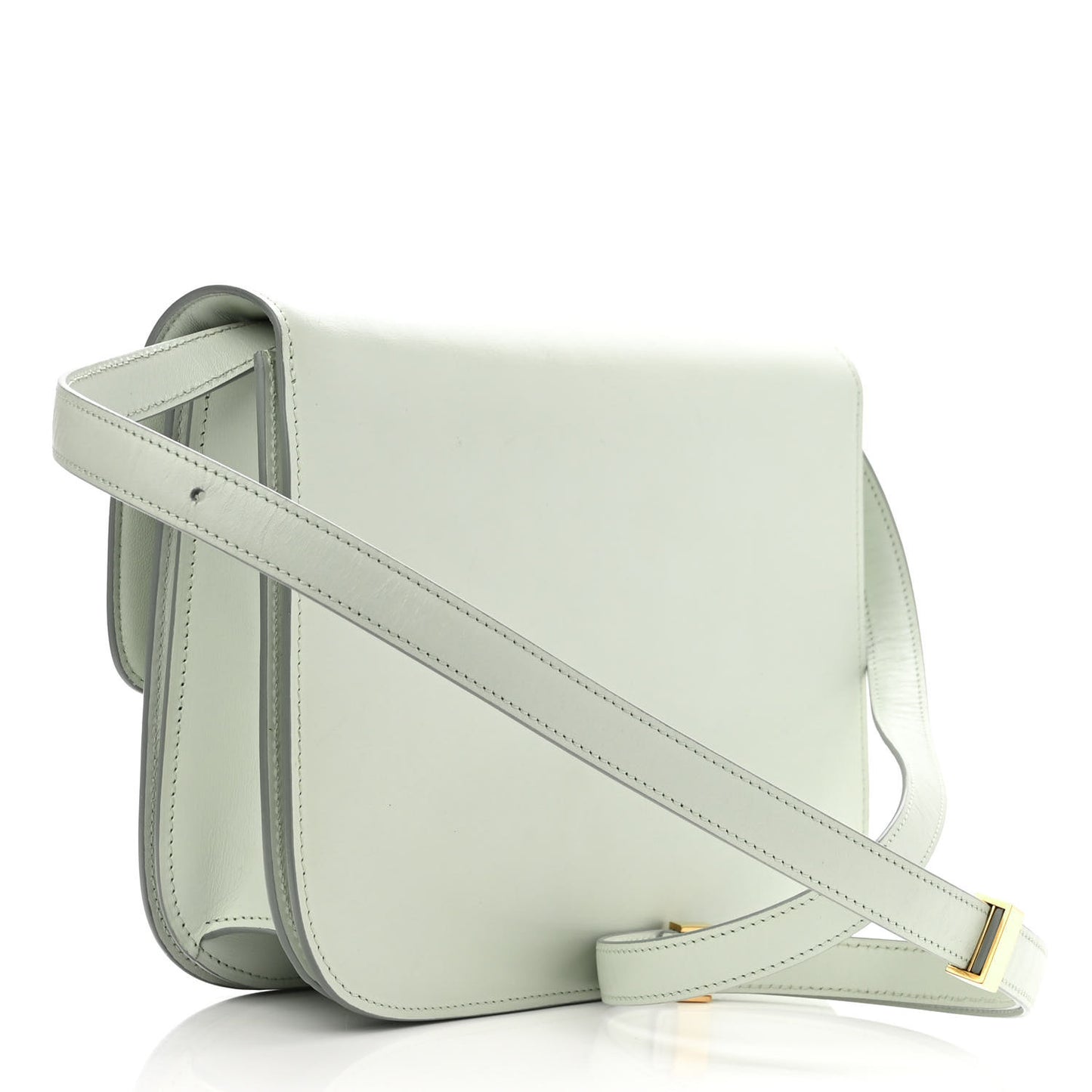 Box Calfskin Medium Classic Box Flap Bag Mint