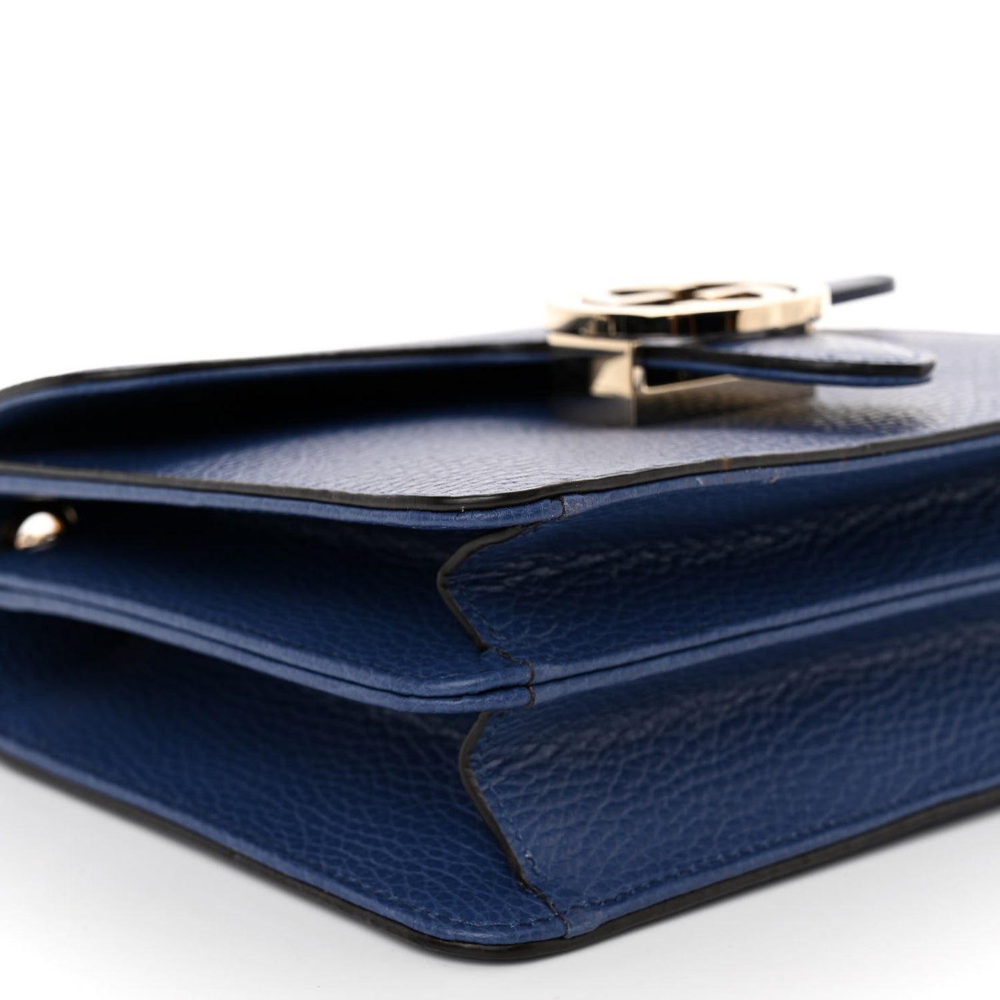 Dollar Calfskin Small Interlocking G Shoulder Bag Caspian