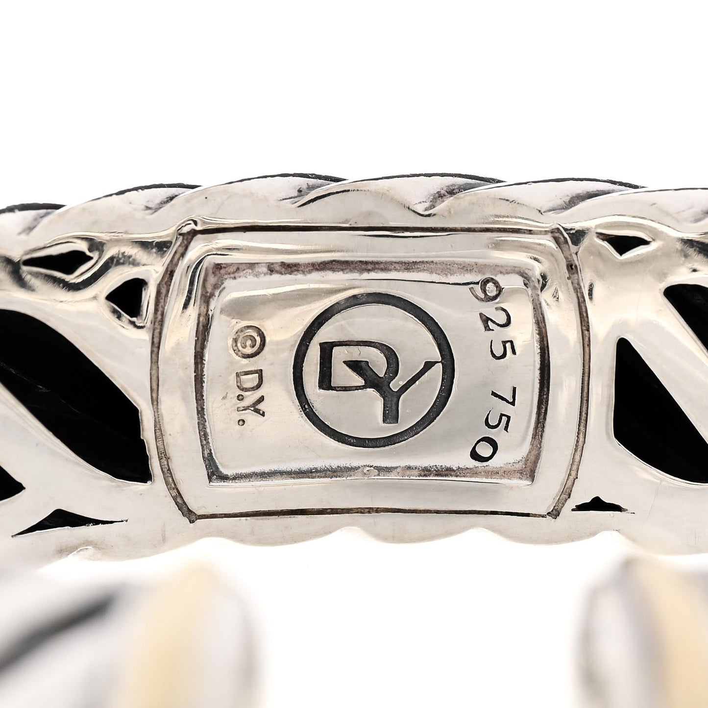 Sterling Silver 18K Yellow Gold 15mm Waverly Bracelet