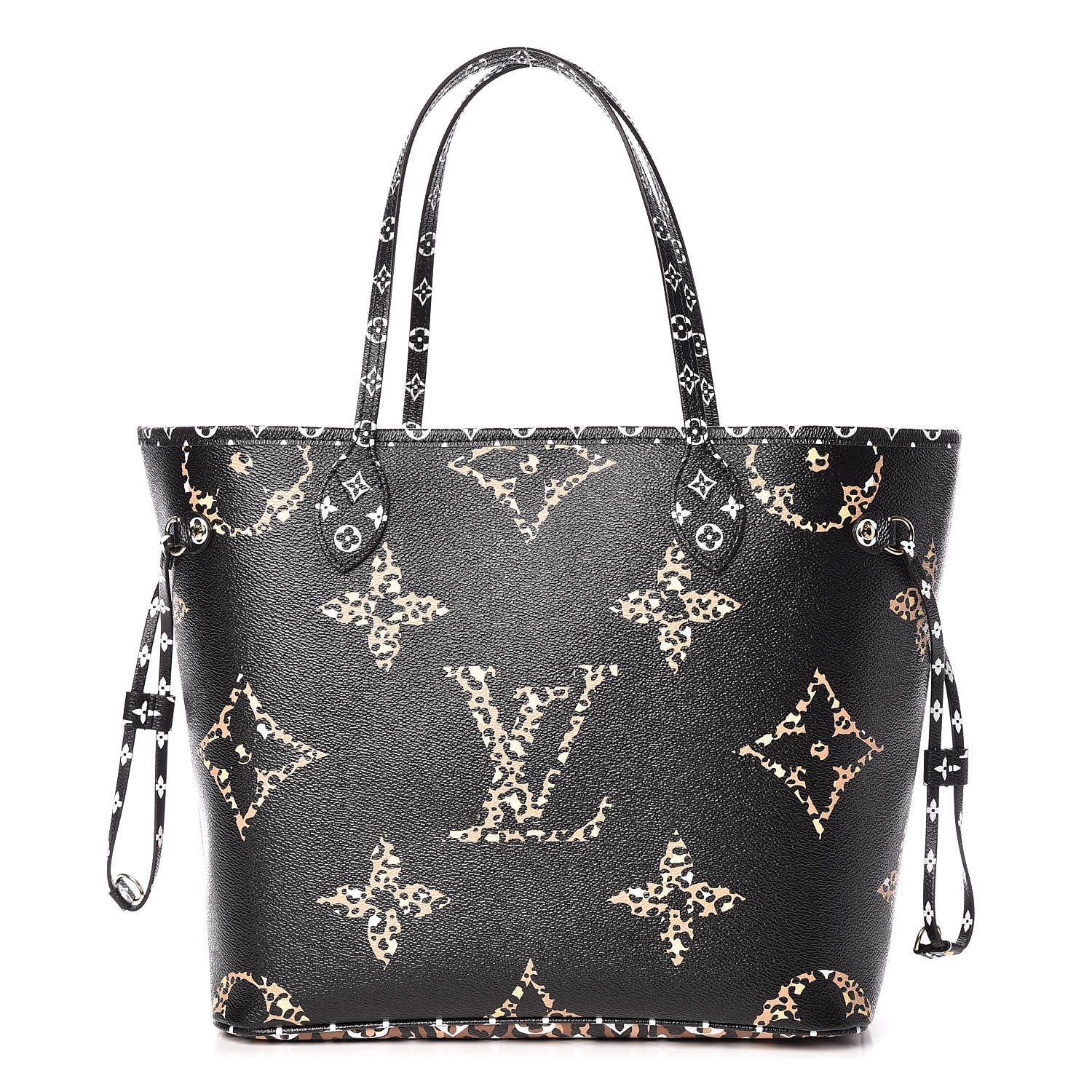 Louis Vuitton ブラック トートバッグ Louis Vuitton Monogram Giant Jungle Neverfull MM Black 414530