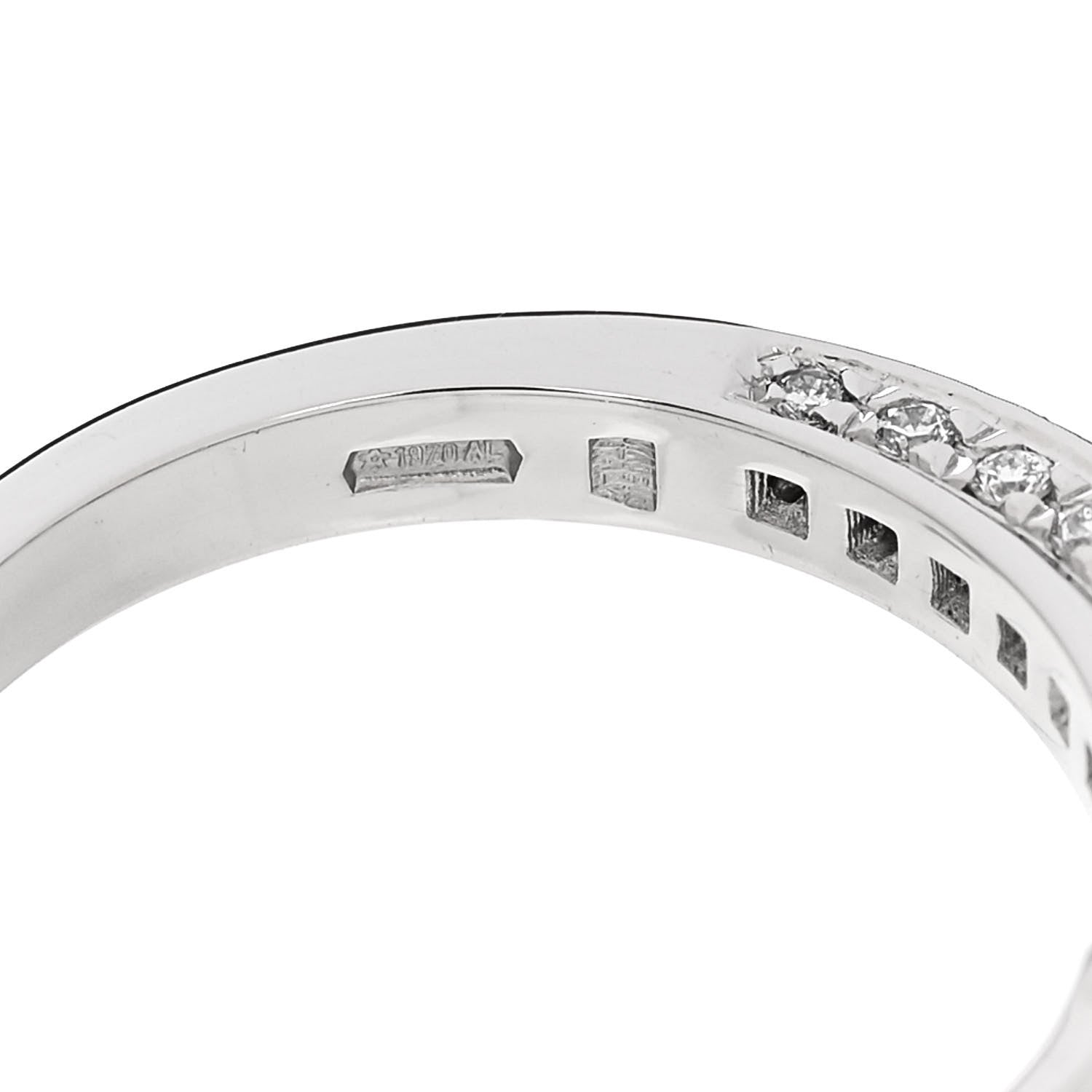 Bulgari Platinum Diamond .34ct B.Zero1 Engagement Ring 53 6.5 6 of 7