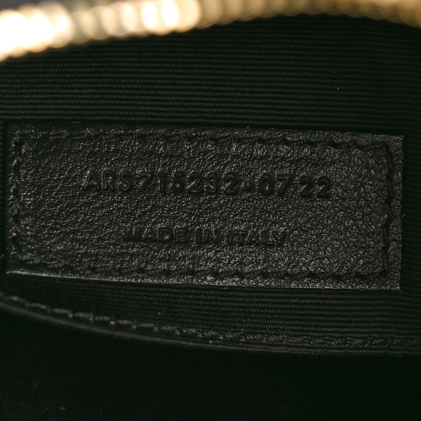 Calfskin Matelasse Monogram Lou Camera Bag Black