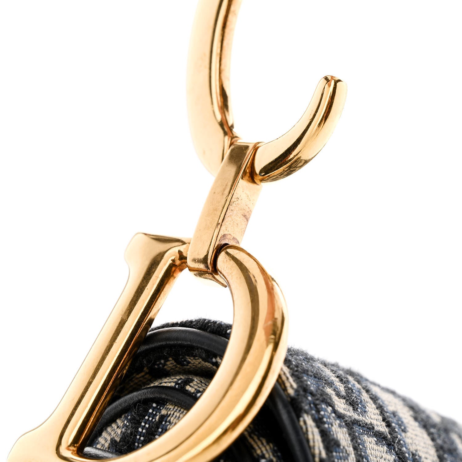 Christian Dior Oblique Saddle Bag Blue 14 of 14