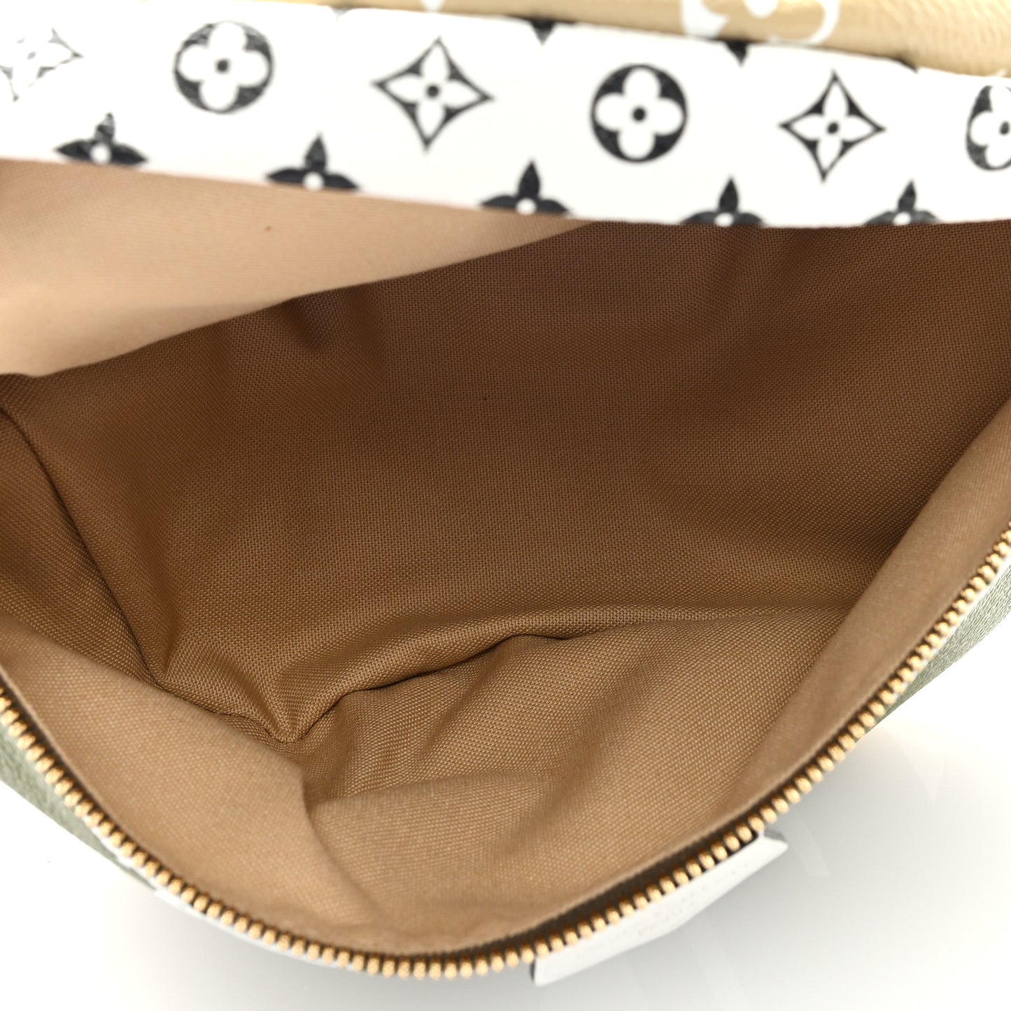 Monogram Giant Bumbag Kaki Beige
