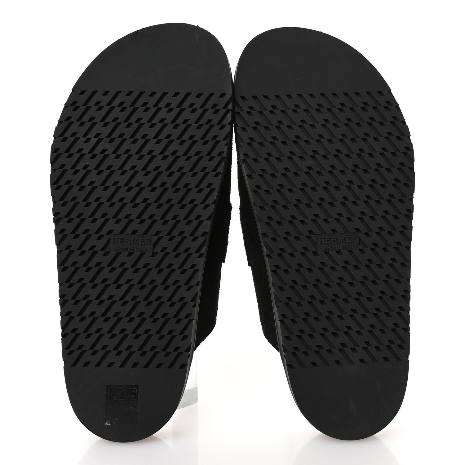 Hermes Suede Calfskin Go Mules 38 Black 6 of 8