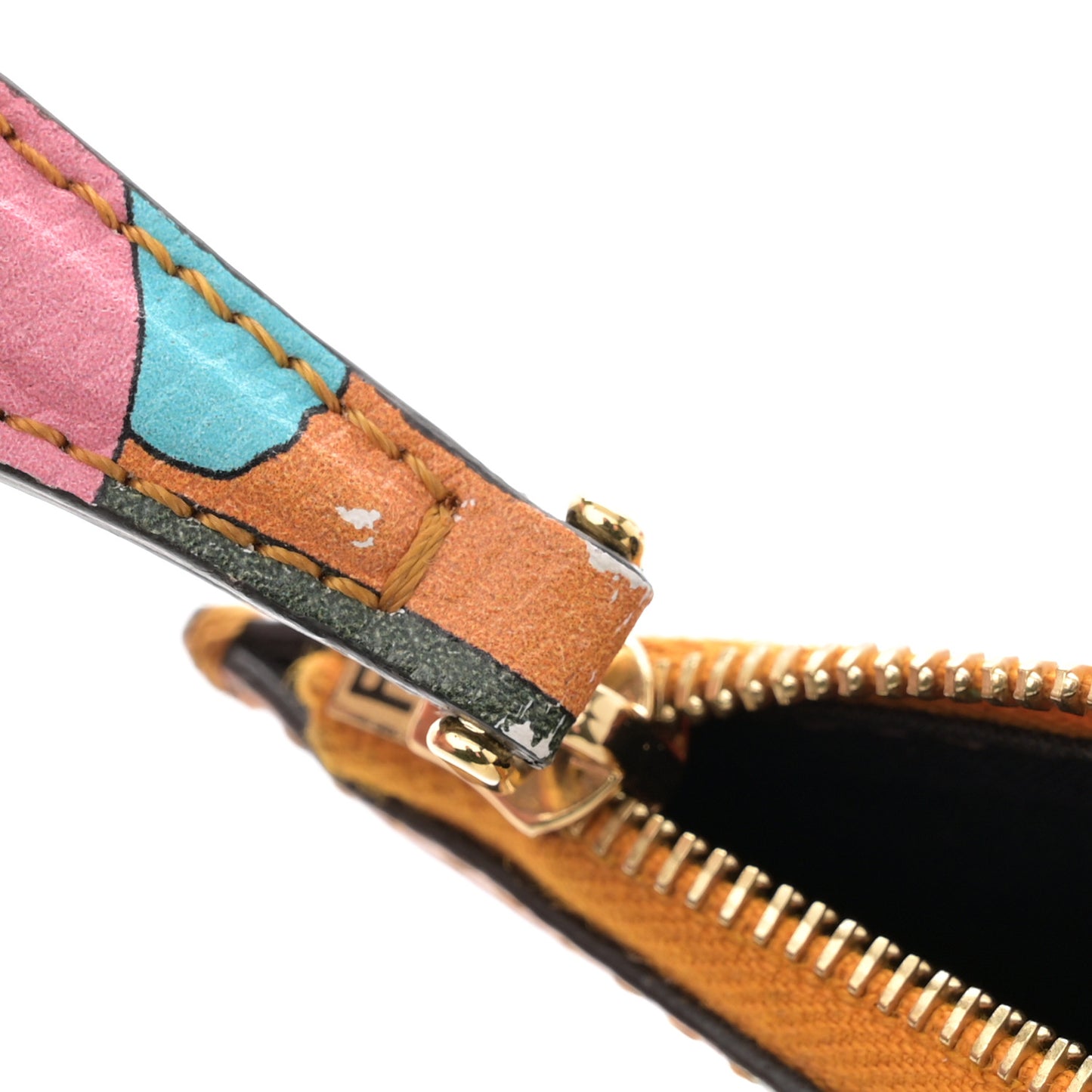 Vitello Cruise F is Fendi Envelope Wallet on Chain with Pouches Lollypop