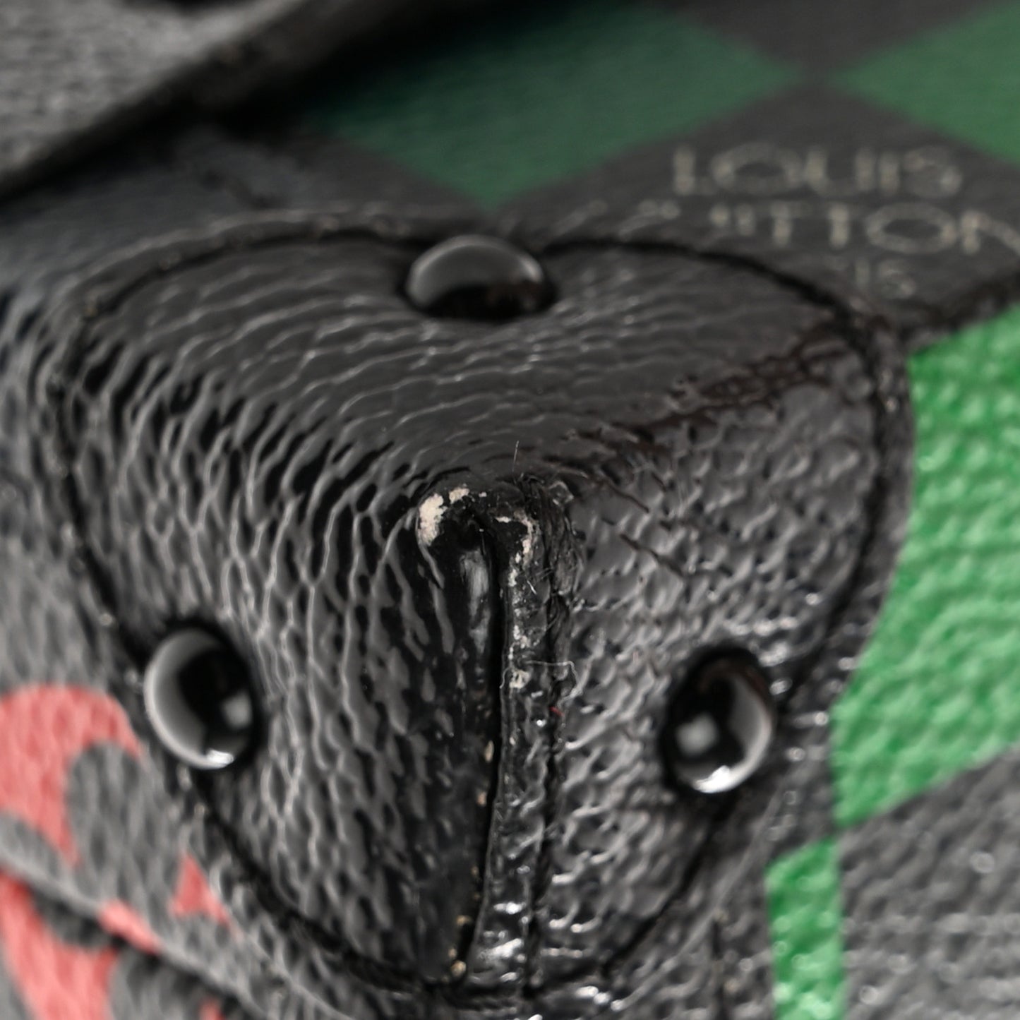 Damier Race Petite Malle Blue Vert