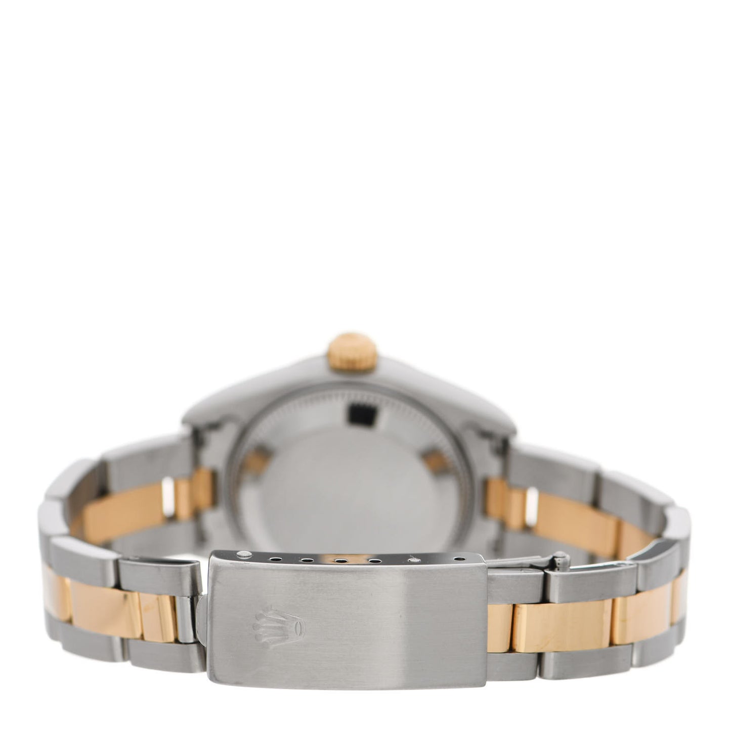 Stainless Steel 18K Yellow Gold Mother of Pearl 26mm Oyster Perpetual Datejust Watch 69173