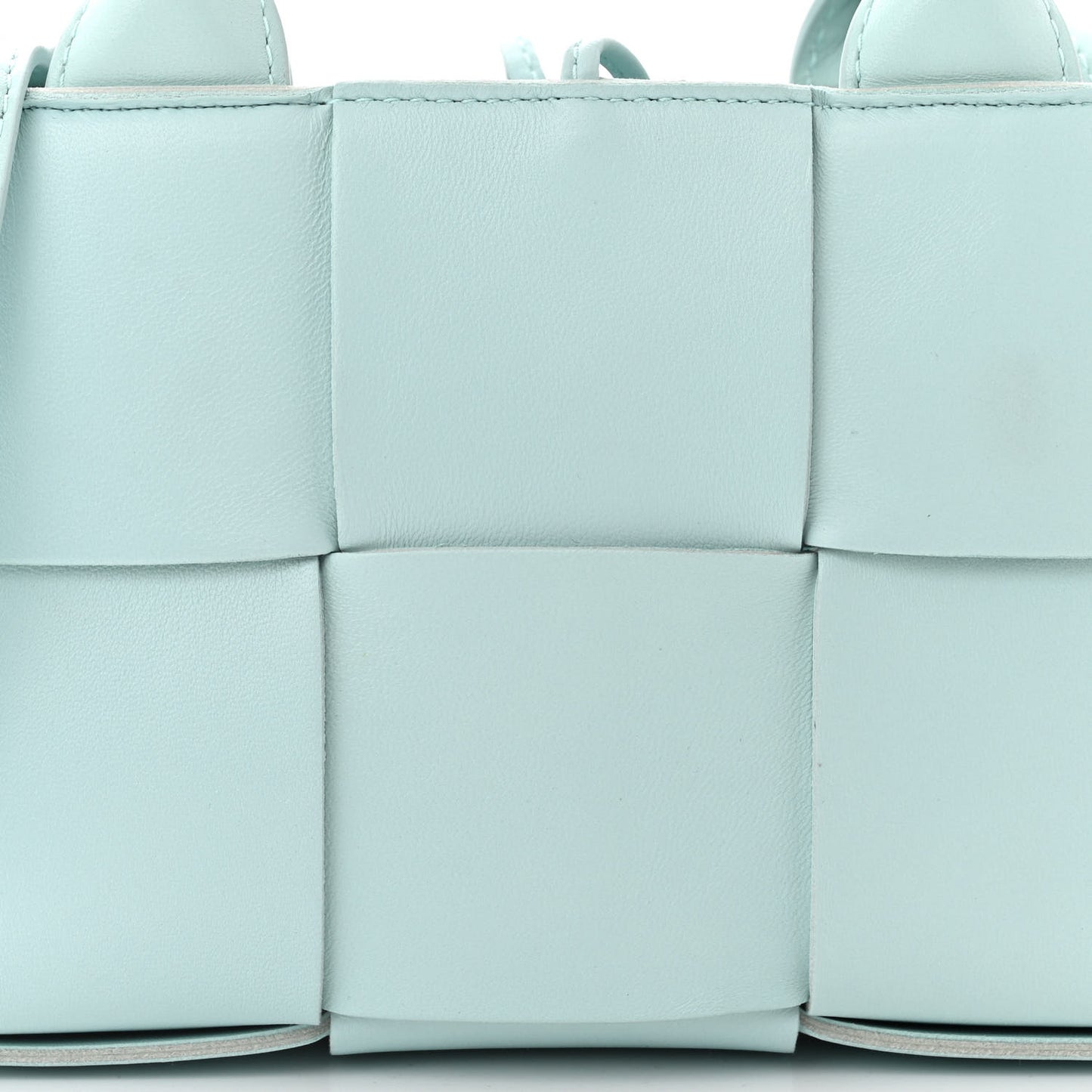 Nappa Maxi Intrecciato Mini Arco Tote Pale Blue