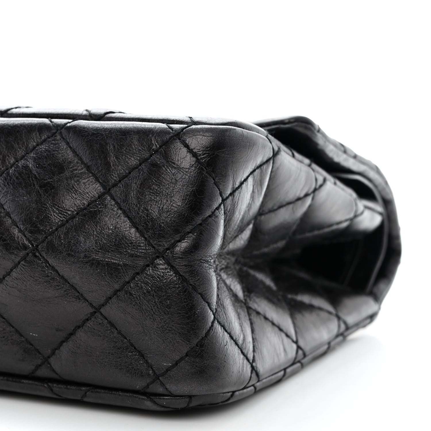 Chanel Aged Calfskin Quilted 2.55 Reissue 226 Flap Black 10 of 14