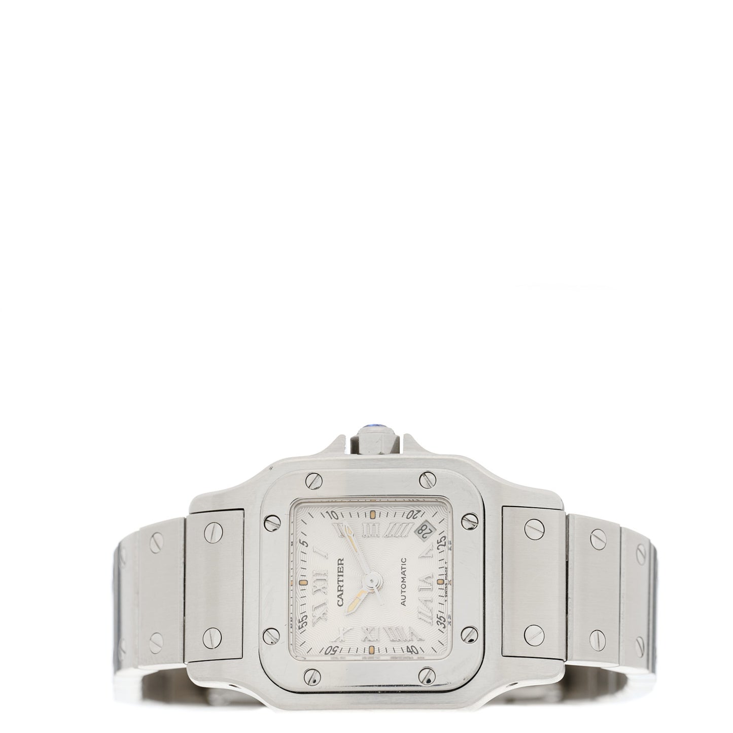 Stainless Steel 24mm Santos de Cartier Galbee Automatic Watch