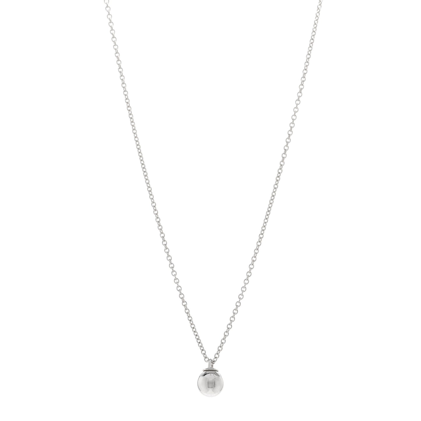 Sterling Silver 8mm HardWear Ball Pendant Necklace