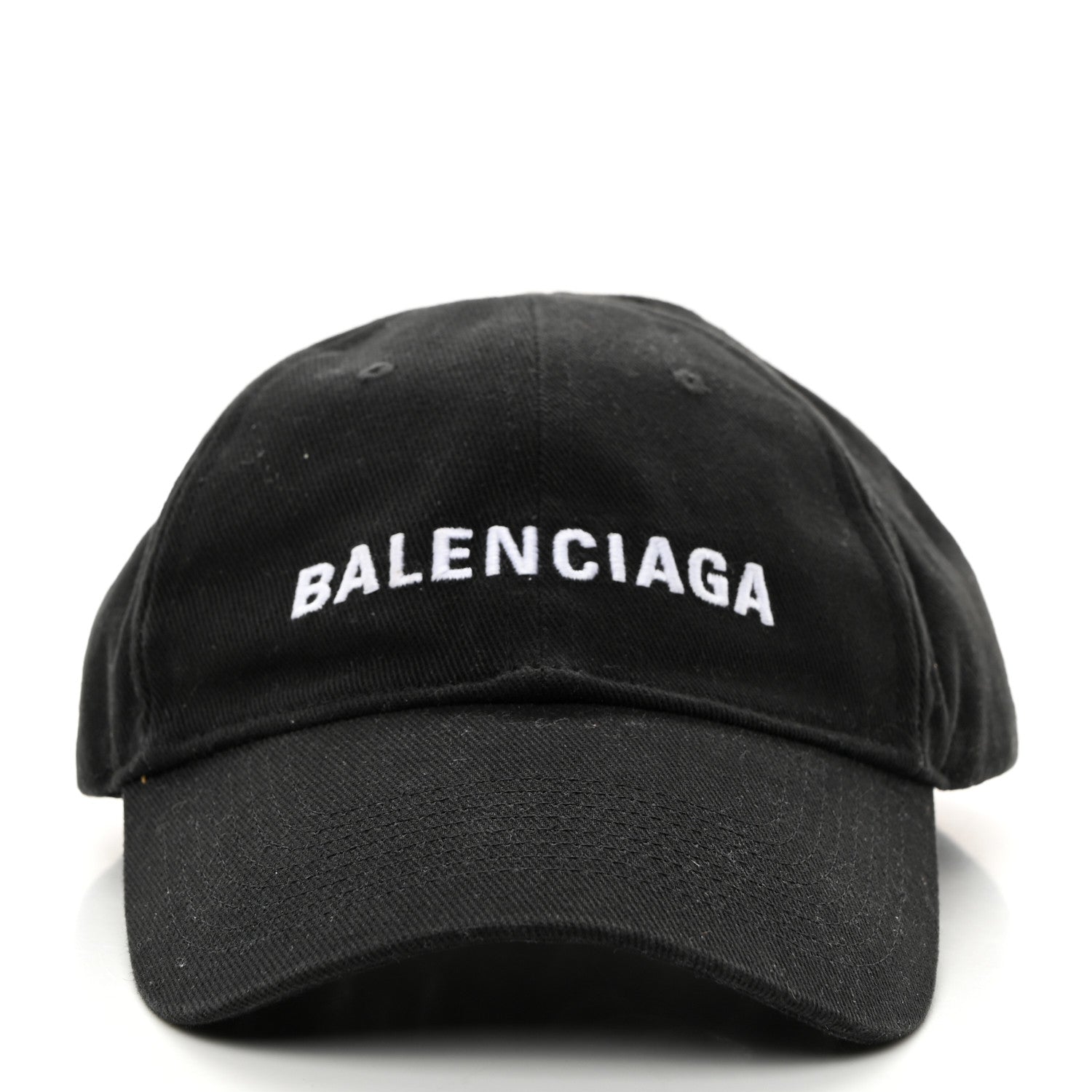 Balenciaga Cotton Drill Logo New Baseball Hat L Black 3 of 9