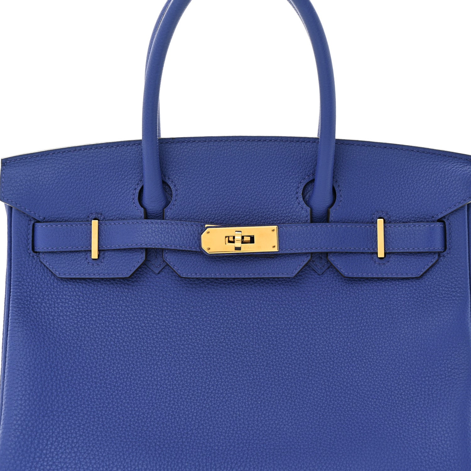 Hermes Togo BIRKIN 30 Bleu Electrique 8 of 10