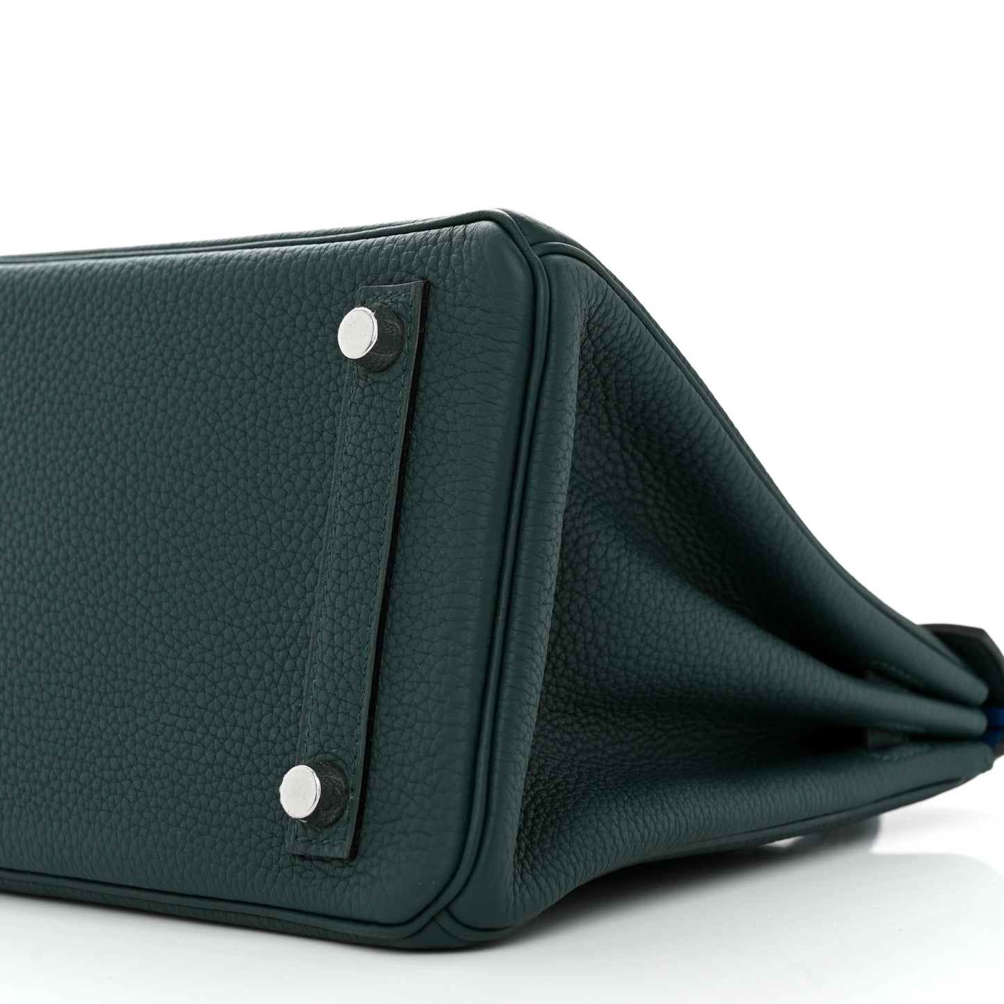 Togo Swift Officier Birkin 25 Vert Cypress Bleu Zellige