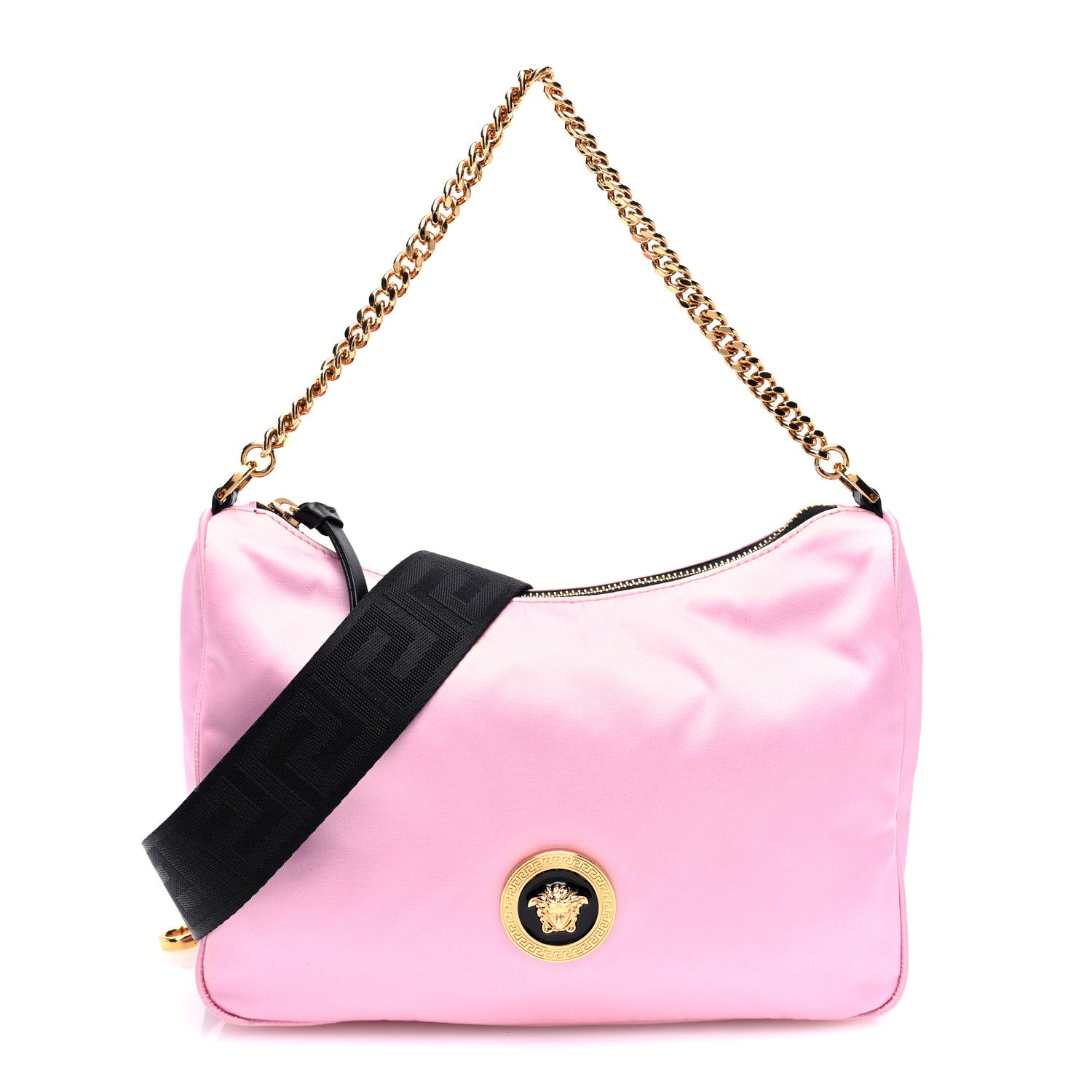 Versace Nylon Medusa Shoulder Bag Candy Black 1 of 9