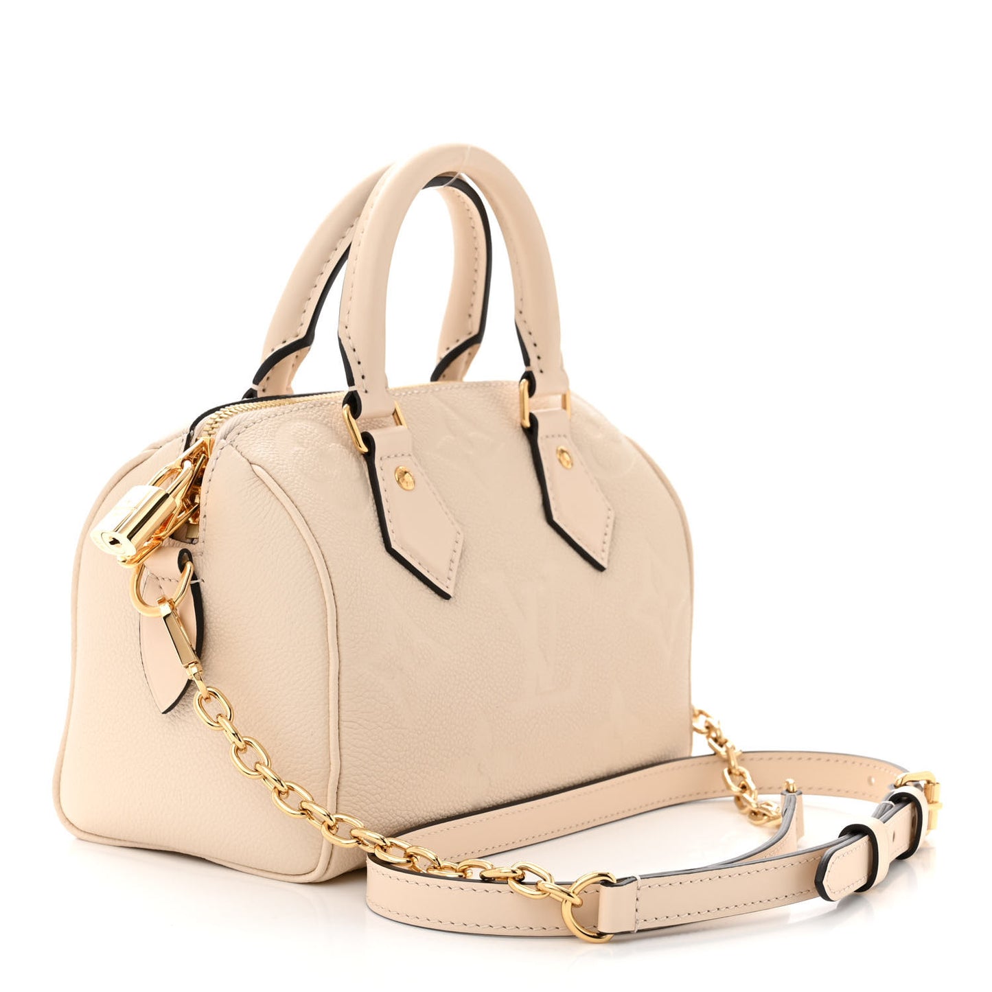 Empreinte Monogram Giant Speedy Bandouliere 20 Creme