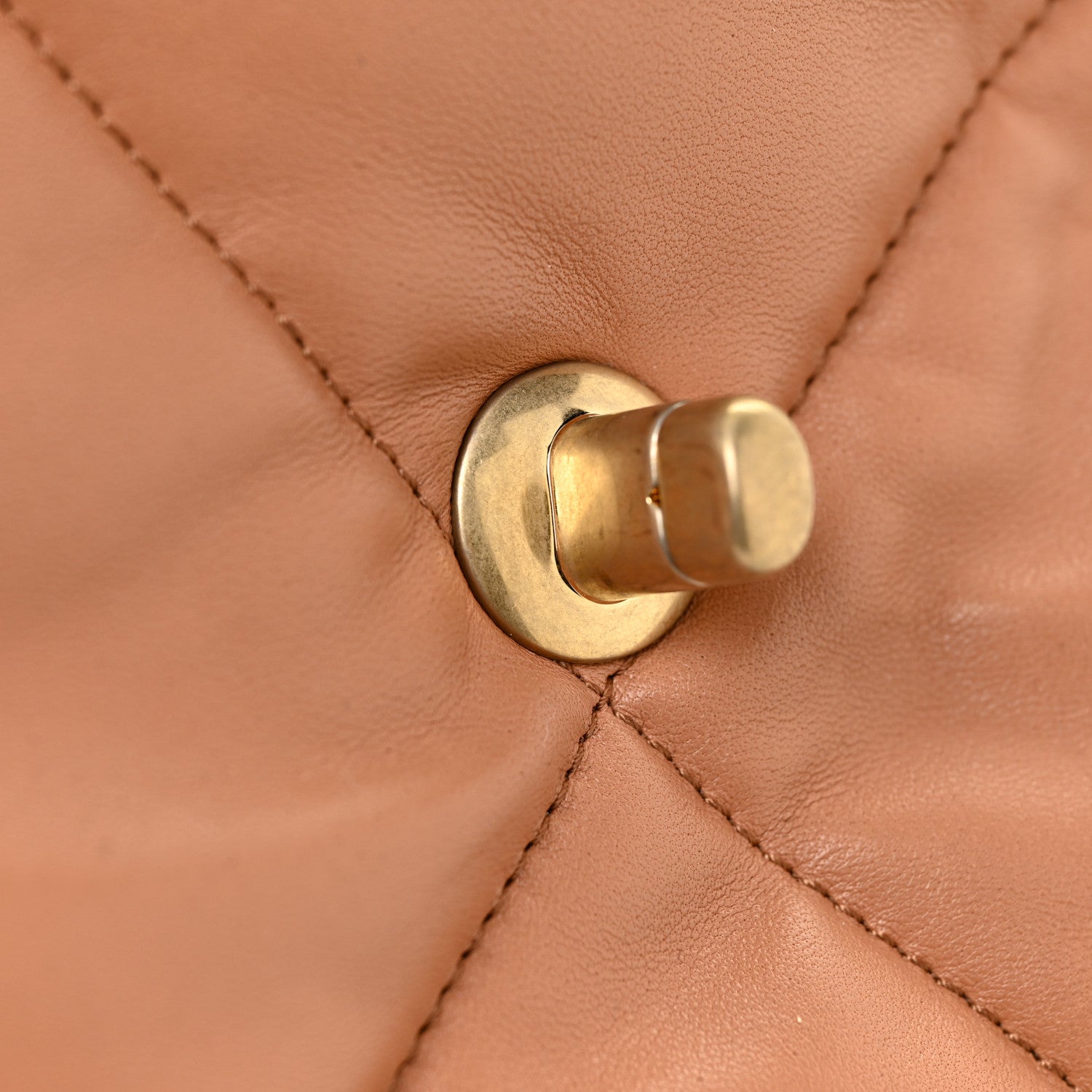 Chanel Lambskin Quilted Medium Chanel 19 Flap Brown 12 of 13