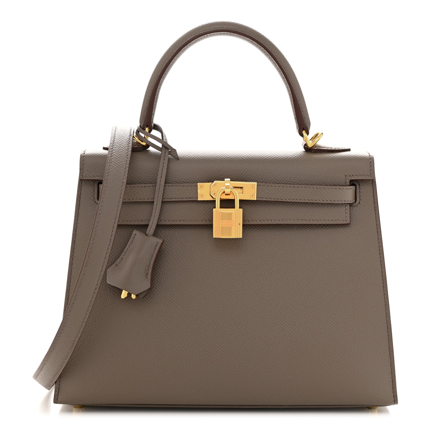 Hermes Epsom Kelly Sellier 25 Etain 1 of 12