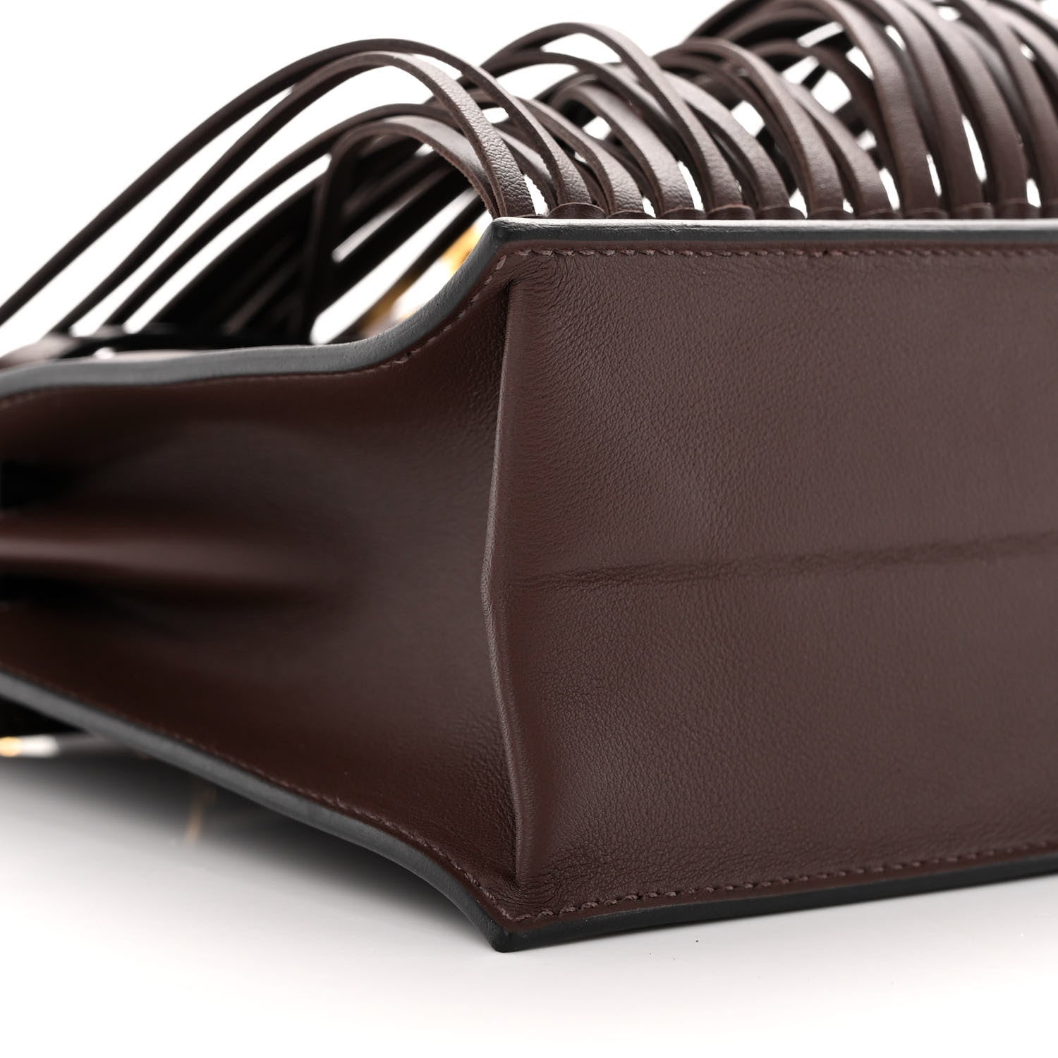 Hermes Swift Kelly Danse Anate Fringed Belt Bag Moka 9 of 11
