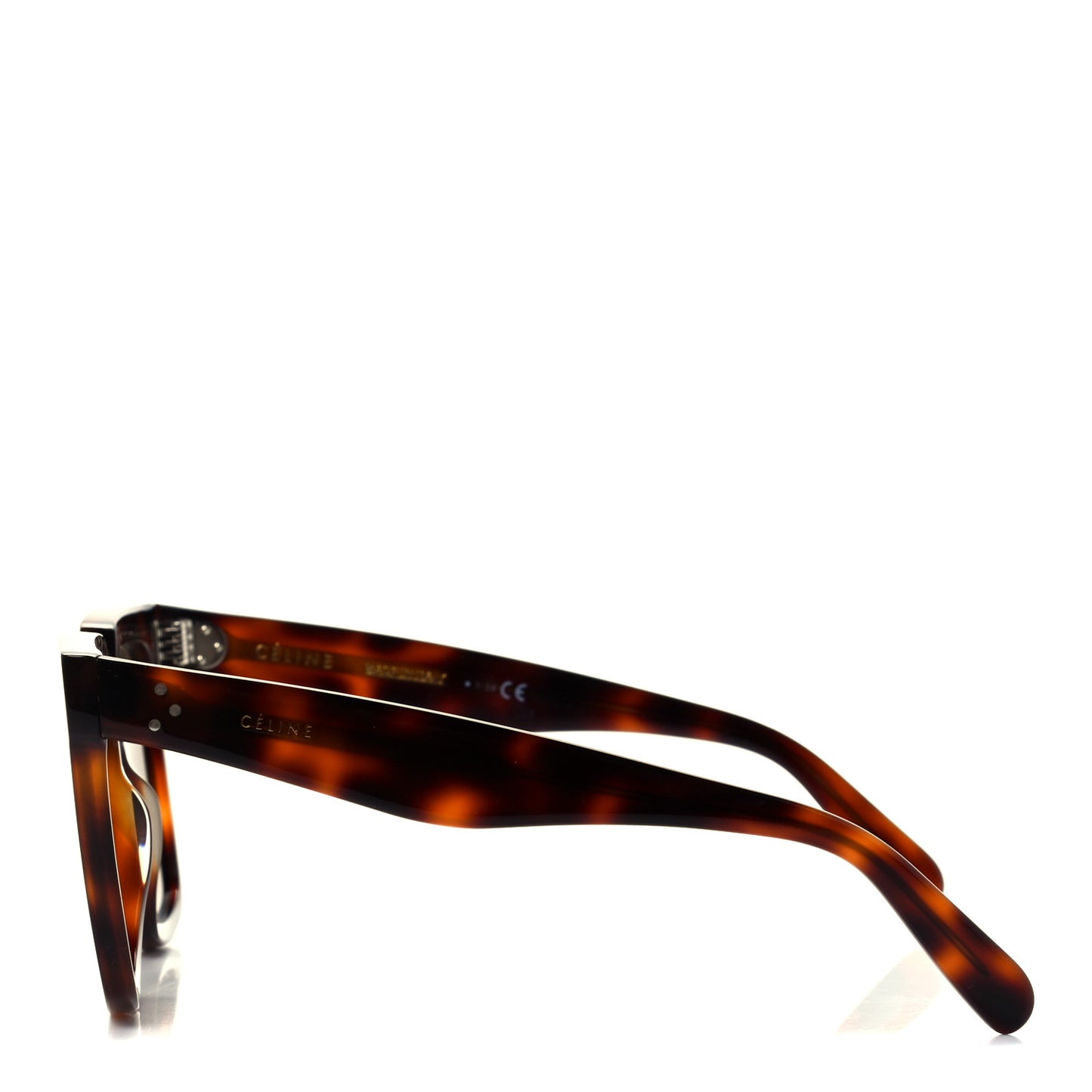 Acetate Polarized Square Sunglasses CL 40055I Red Havana