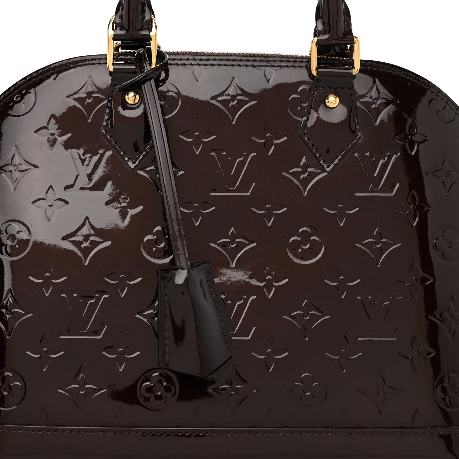 Louis Vuitton Vernis Alma PM Amarante 7 of 9