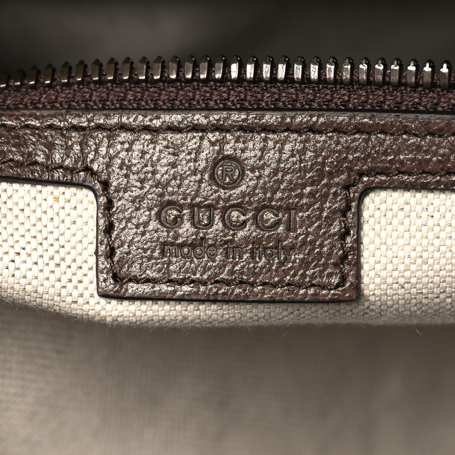 Gucci GG Supreme Monogram Textured Dollar Calfskin Web Large Savoy Duffle Bag Beige Ebony New Acero 5 of 13