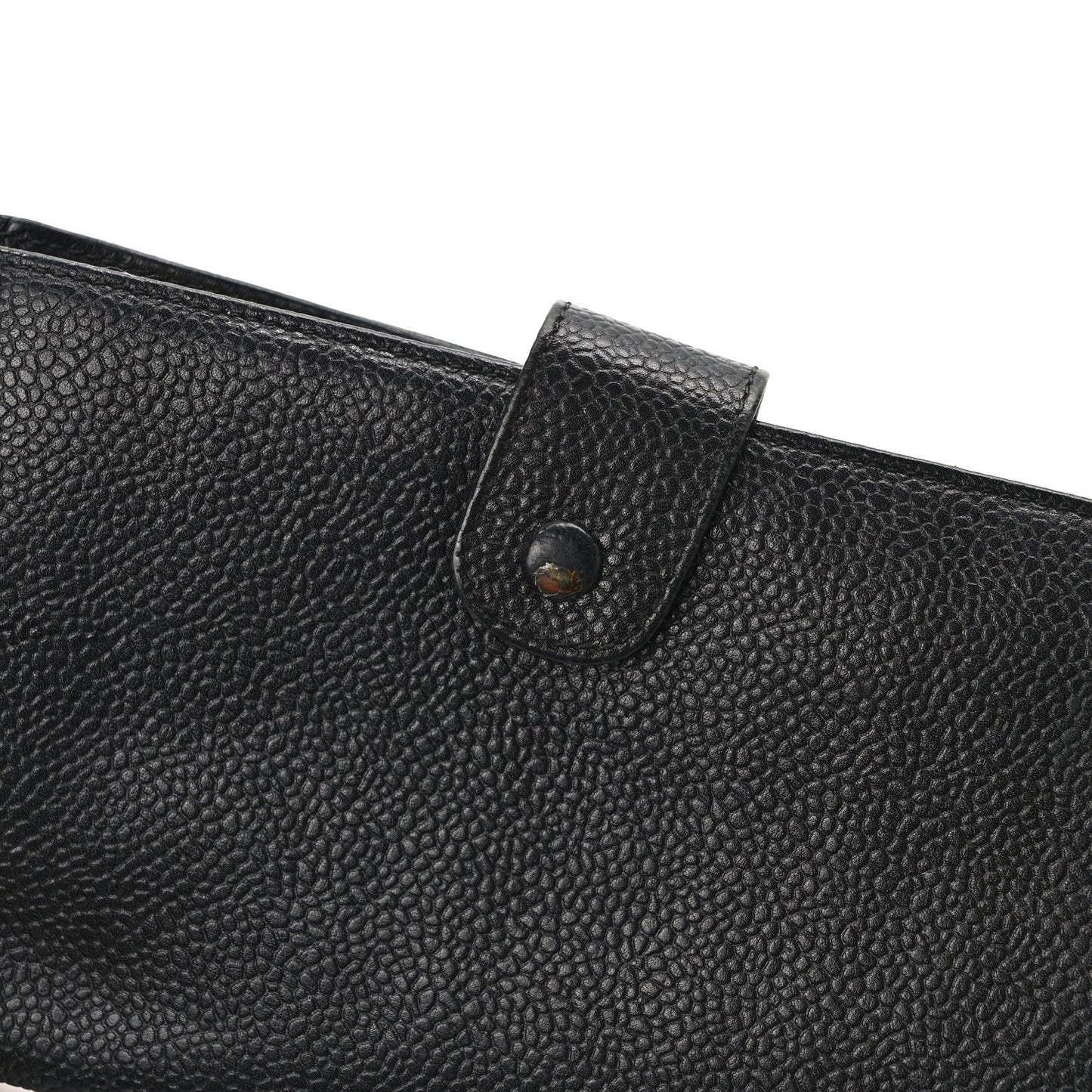 Caviar Timeless CC French Wallet Black