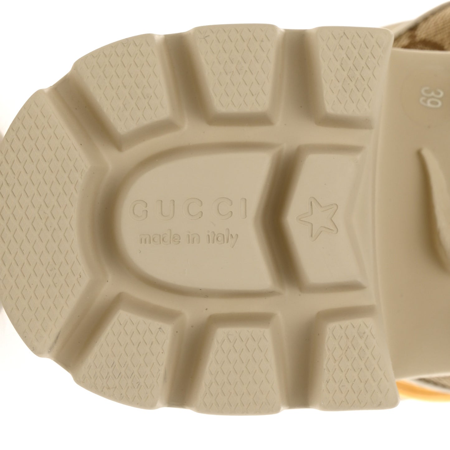 Monogram Granada Kid Trip 40/72mm Lug Sole Sandals 39 Beige Ebony Mystic White