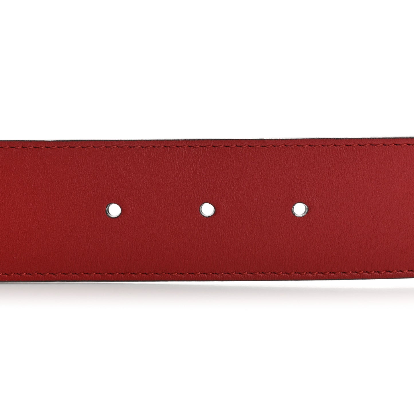 Moon Calfskin Torchon Double G 40mm Belt 85 34 Hibiscus Red