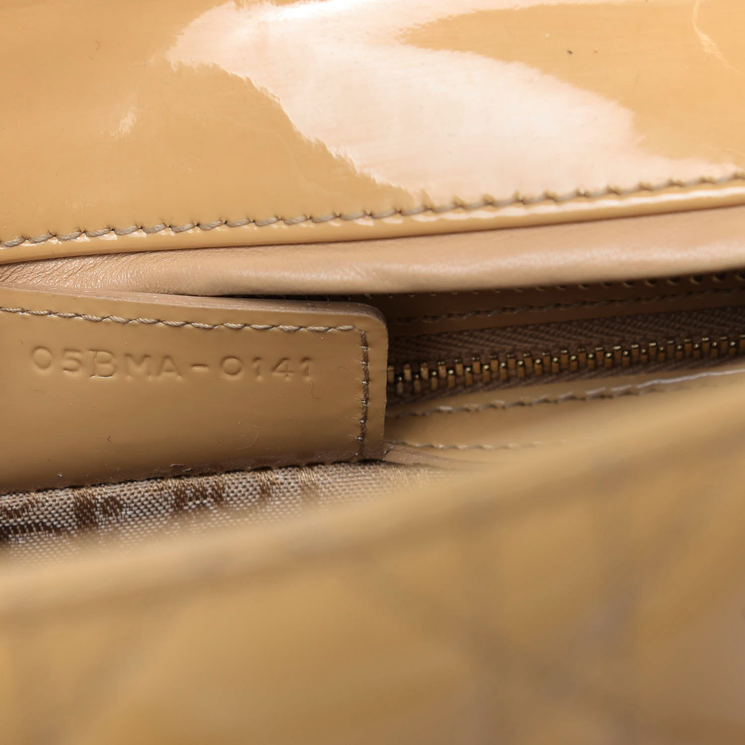 Christian Dior Patent Cannage Large Lady Dior Beige 8 of 16