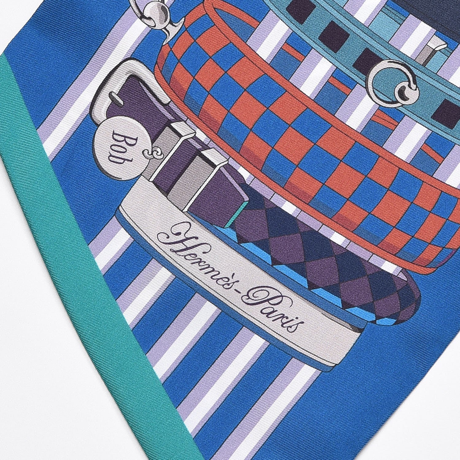 Hermes Silk Colliers De Chiens Maxi Twilly 3 of 5