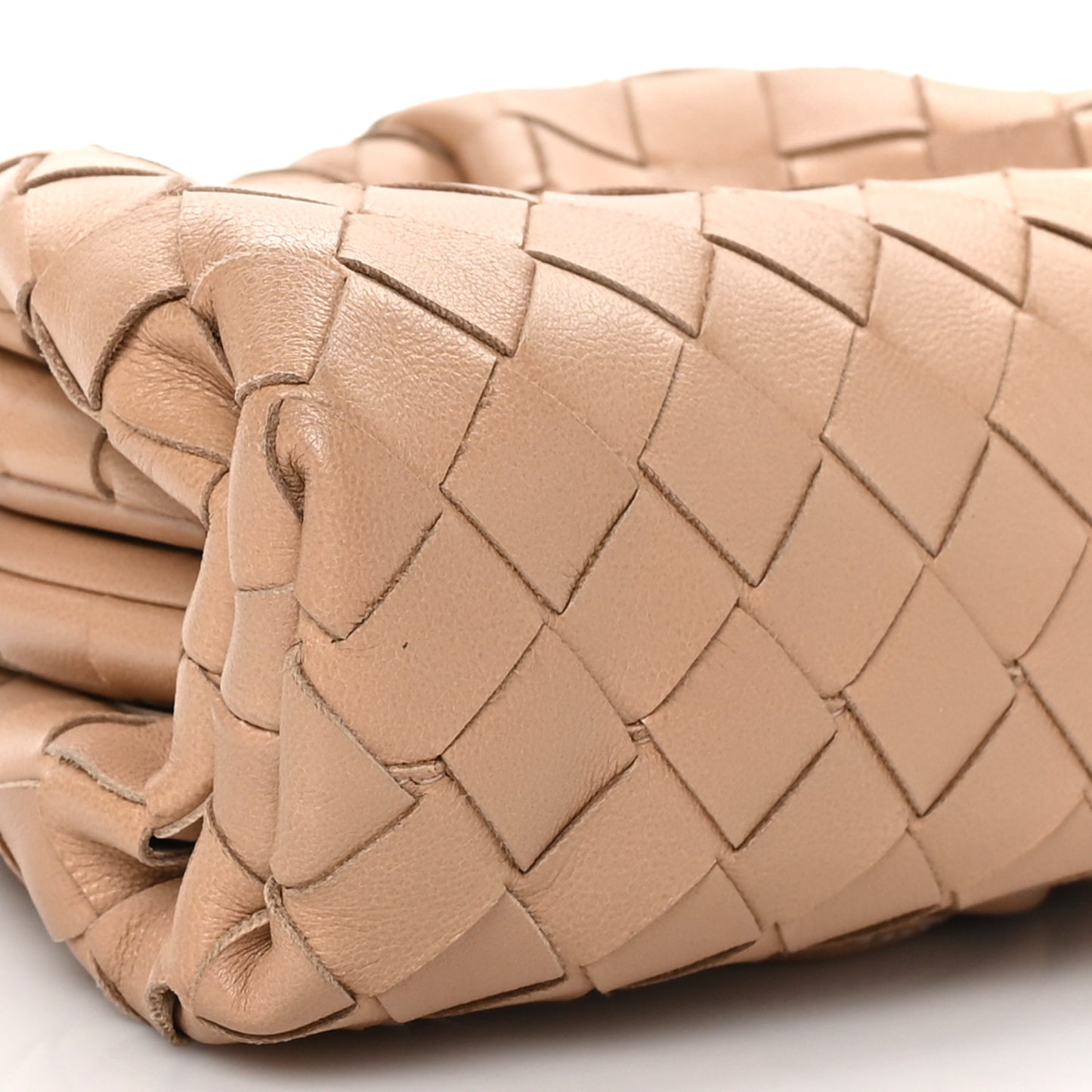 Nappa Intrecciato The Mini Pouch Almond