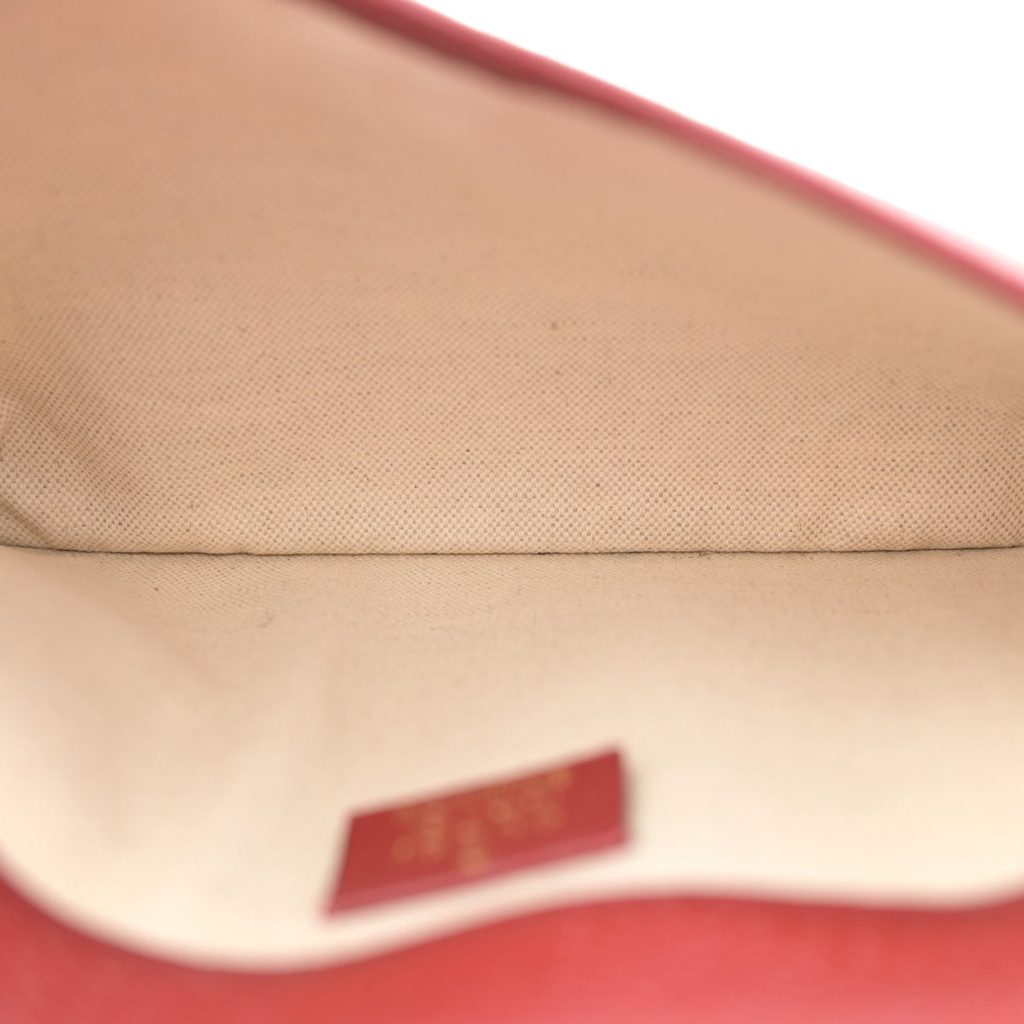 X DORAEMON Mini Vintage GG Supreme Monogram Web Slim Belt Bag Beige Cherry Red