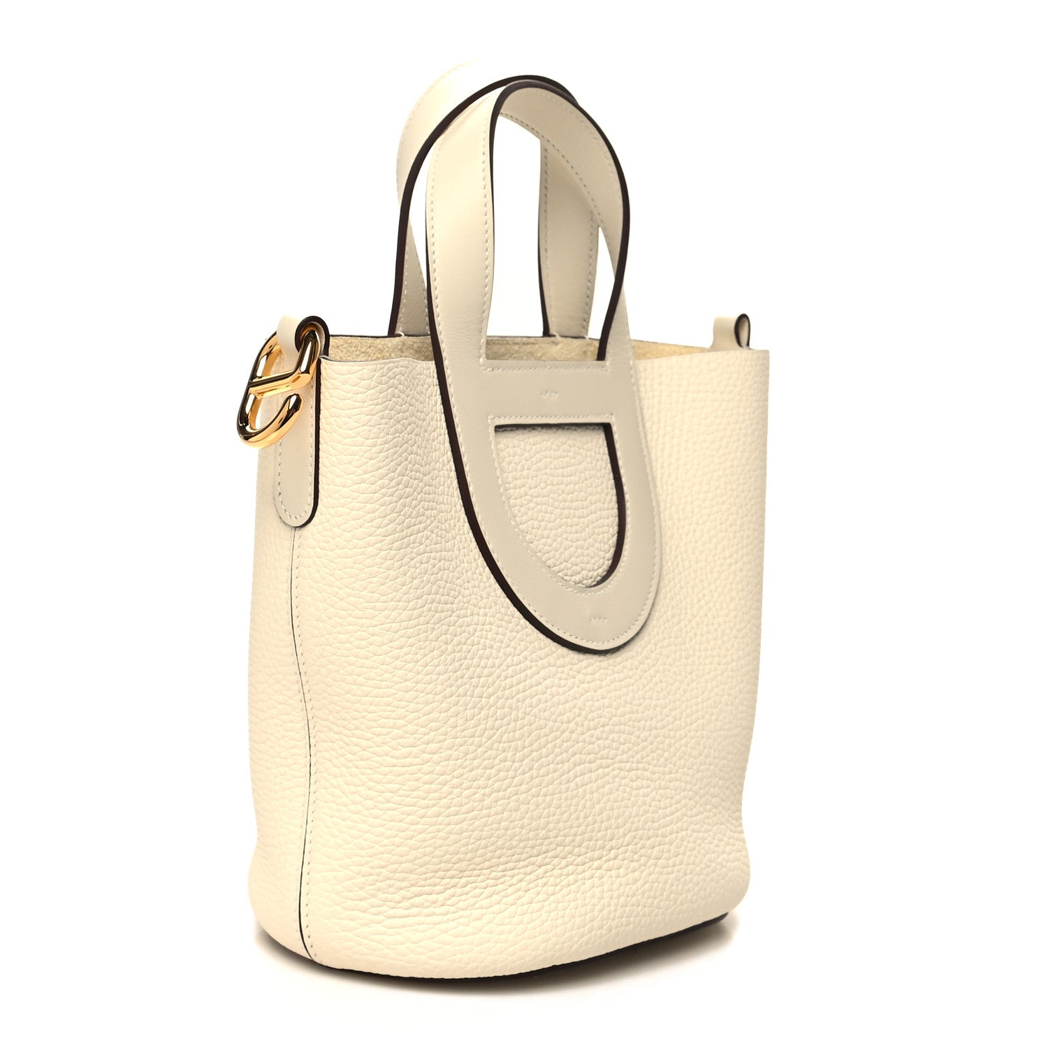 Hermes Taurillon Clemence Swift In-The-Loop 18 Bag Nata 3 of 11