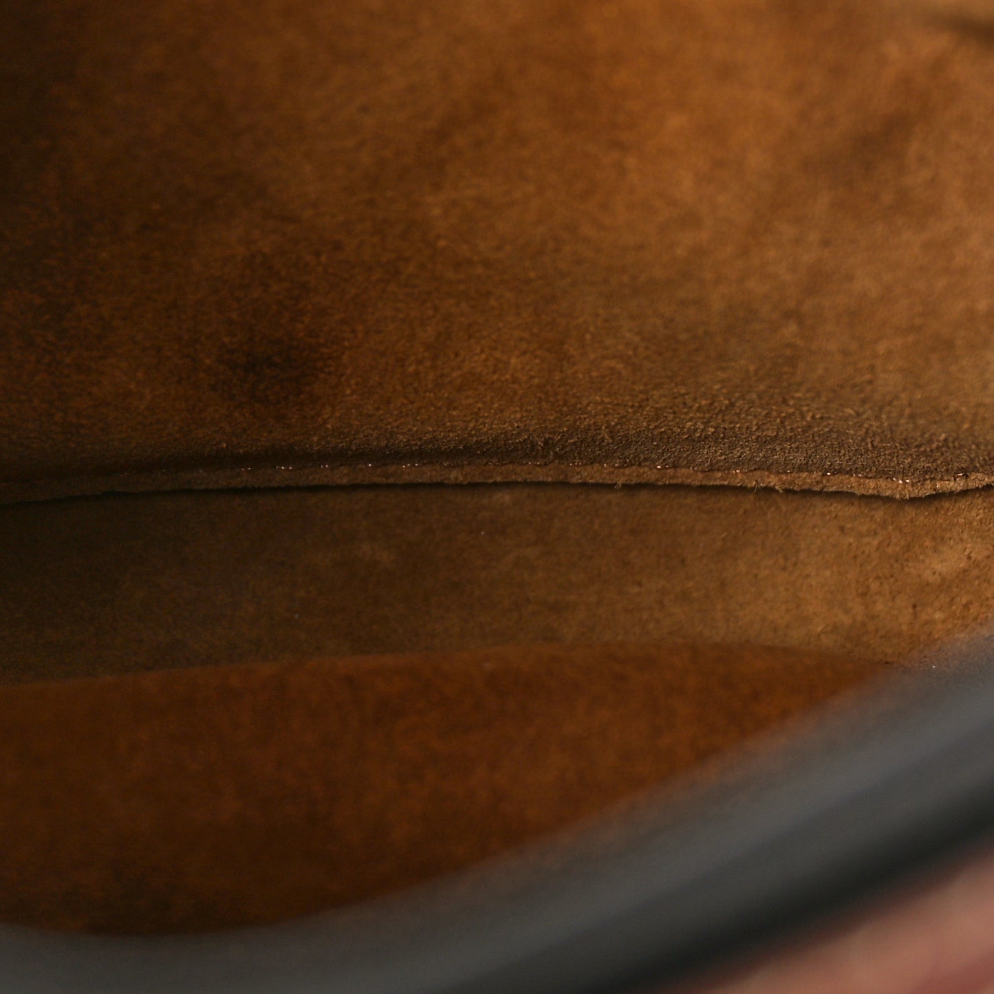 Grained Calfskin Small Gate Crossbody Bag Pecan Black