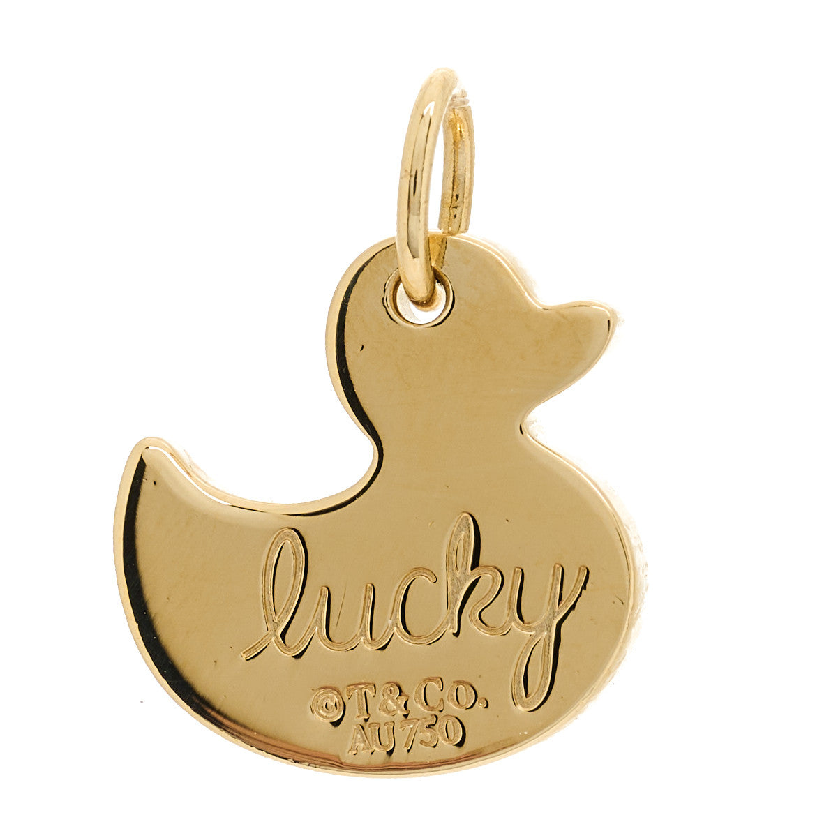ティファニー lucky duck チャーム Tiffany 18K Yellow Gold Lucky Duck Charm 1406434 – FASHIONPHILE