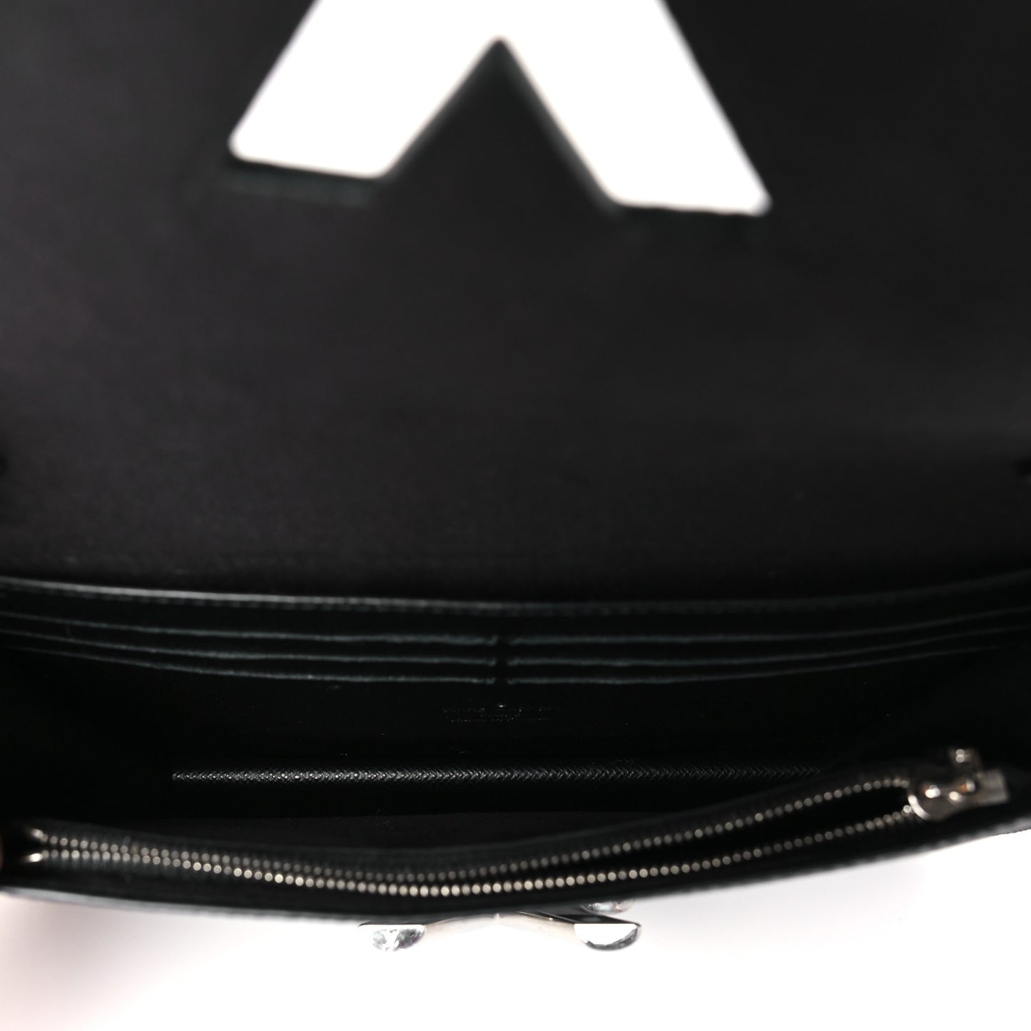 Epi Twist Belt Chain Wallet Black