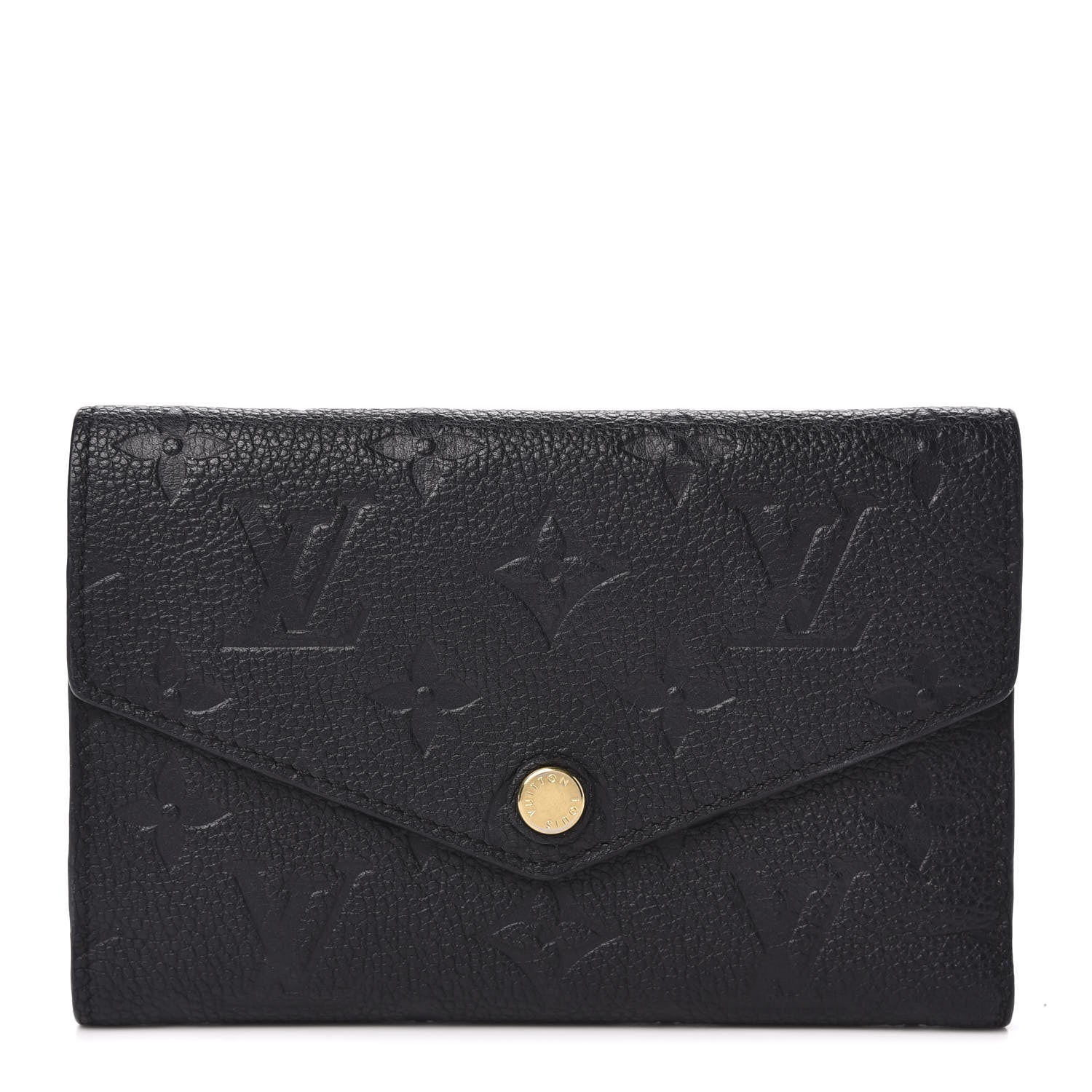 Louis Vuitton Empreinte Compact Curieuse Wallet Black 1 of 7