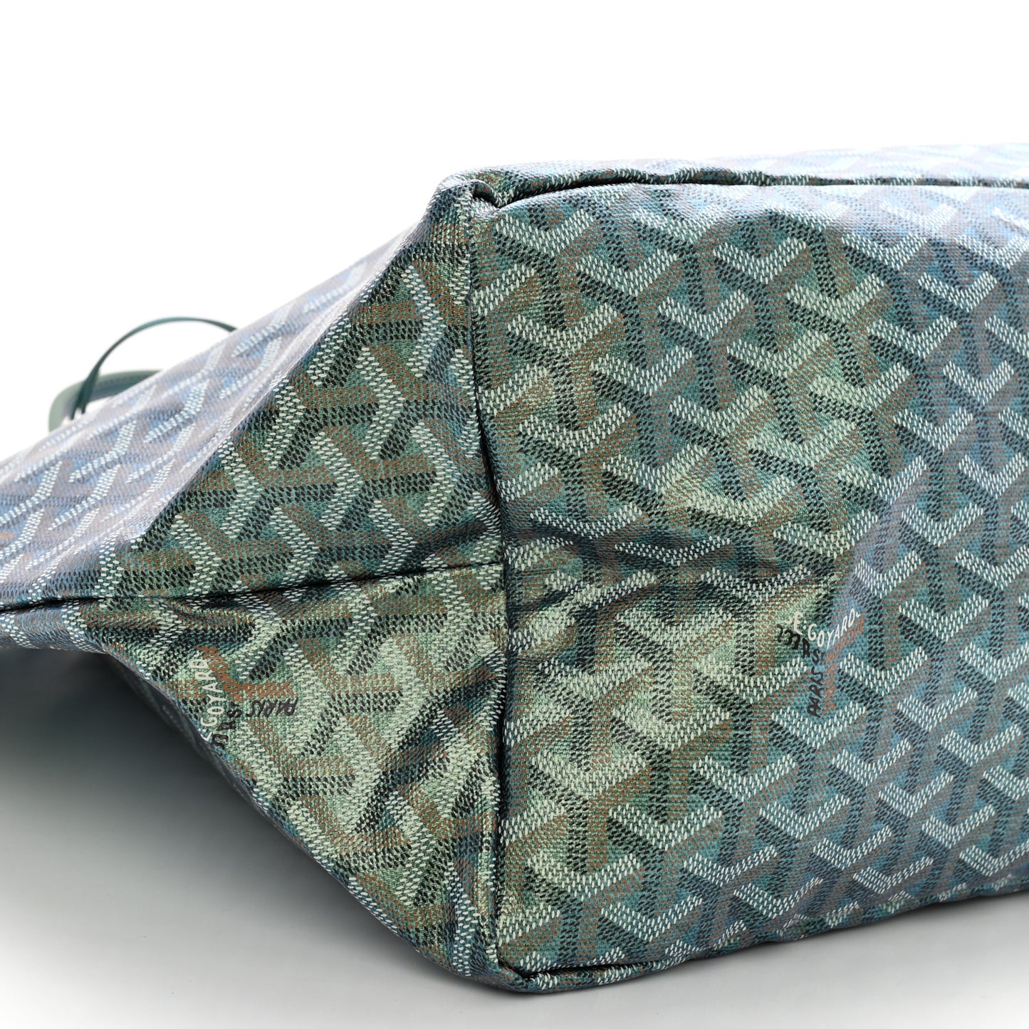 Iridescent Goyardine Saint Louis GM Pearly Green