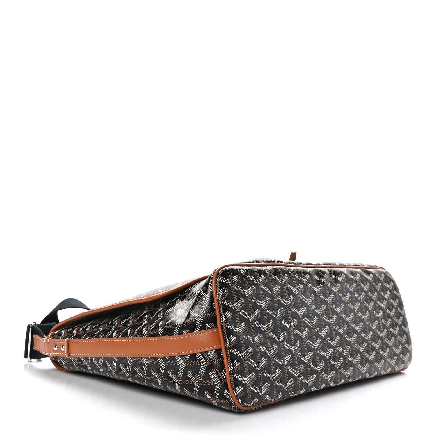 Goyard Goyardine Capetien Messenger Bag Black Gold 4 of 7