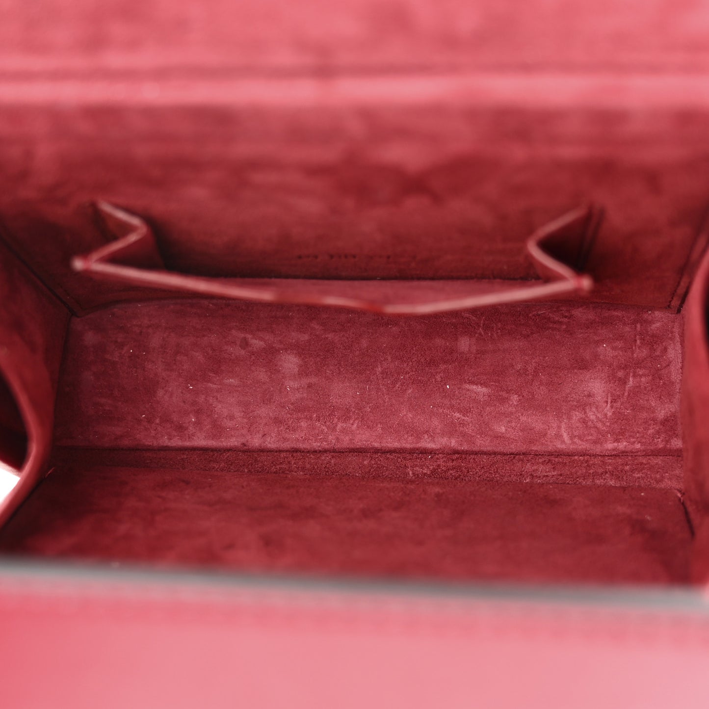 Lambskin Dioraddict Lockbox Red