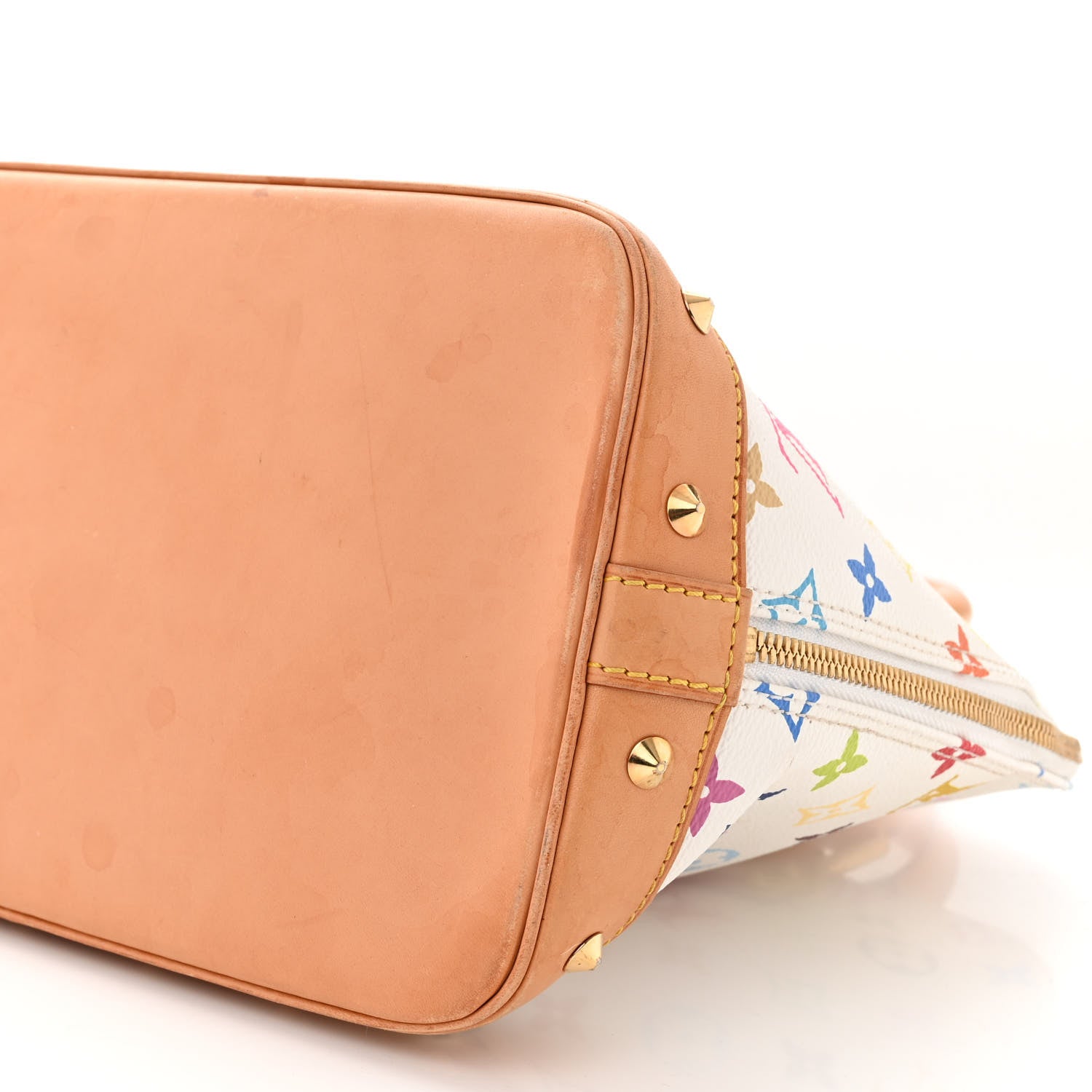 Louis Vuitton Monogram Multicolor Alma White 10 of 11