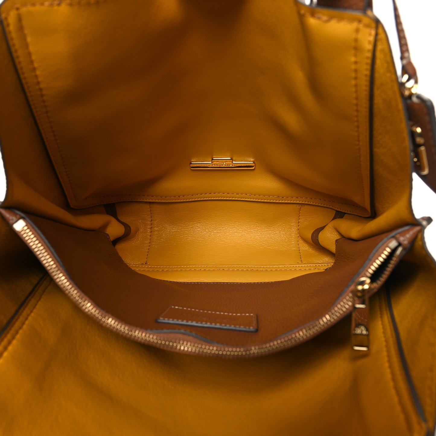 Grained Calfskin The Director Tote Brown
