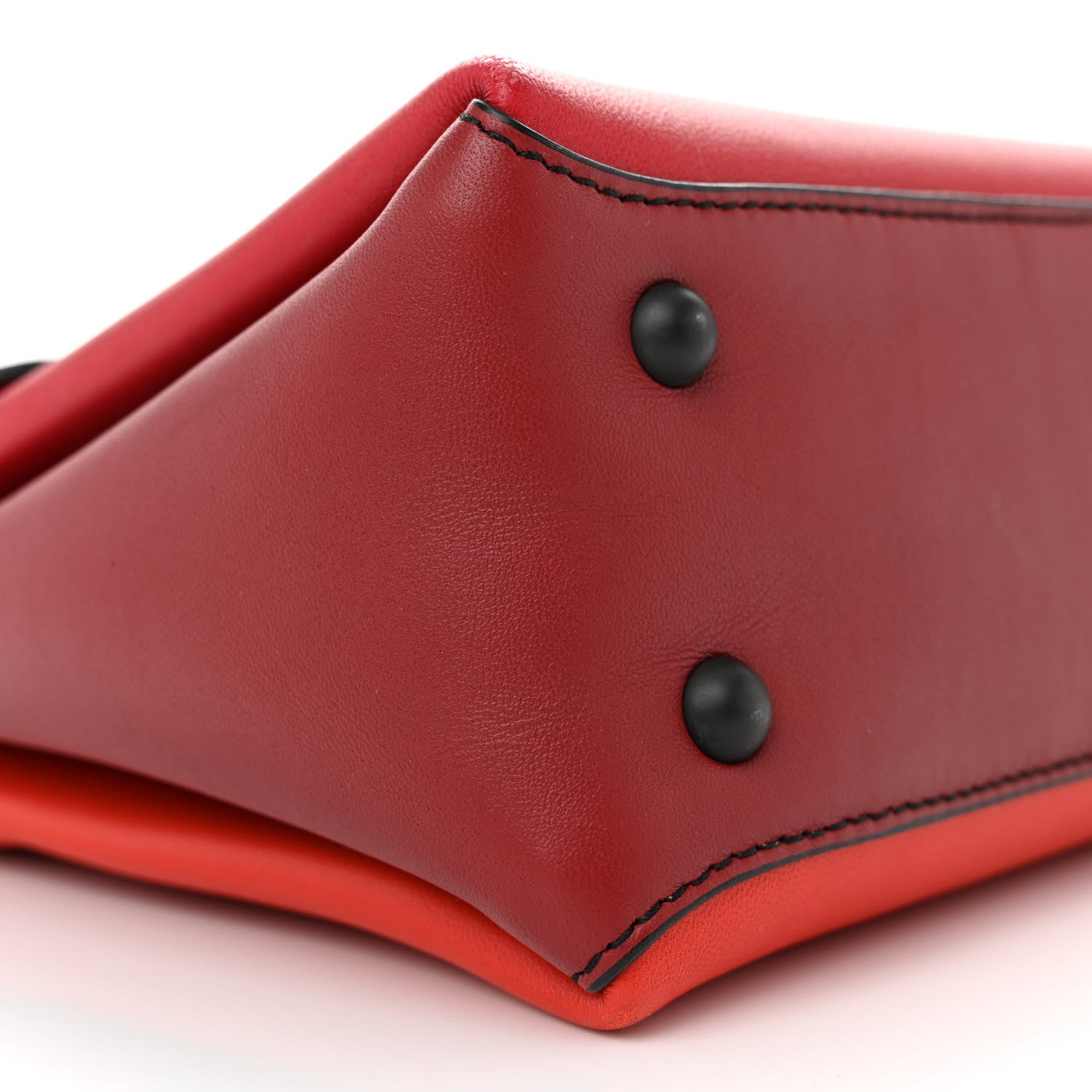 Bottega Veneta Nappa Small Piazza Bag Red 10 of 13