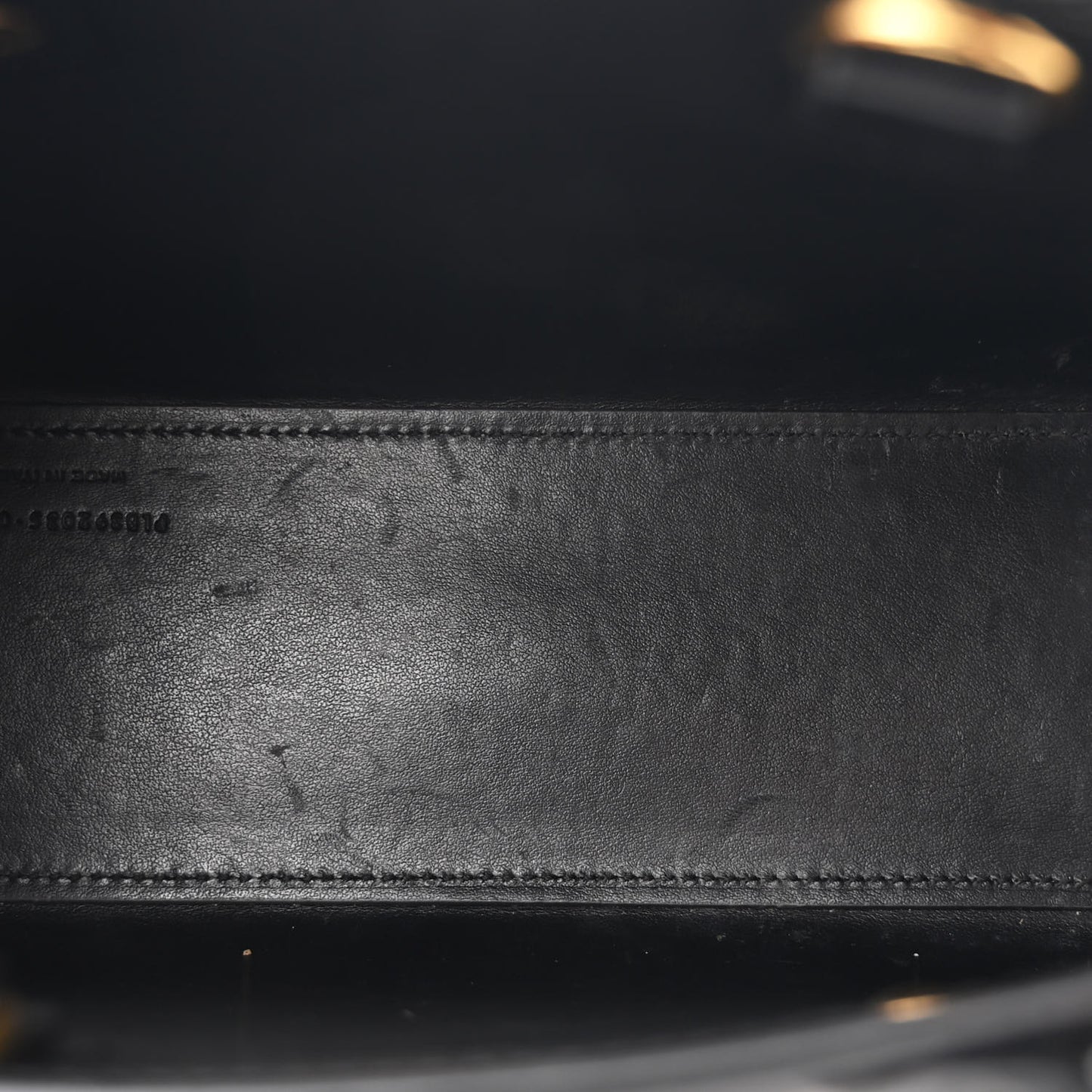Calfskin Nano Sac De Jour Black