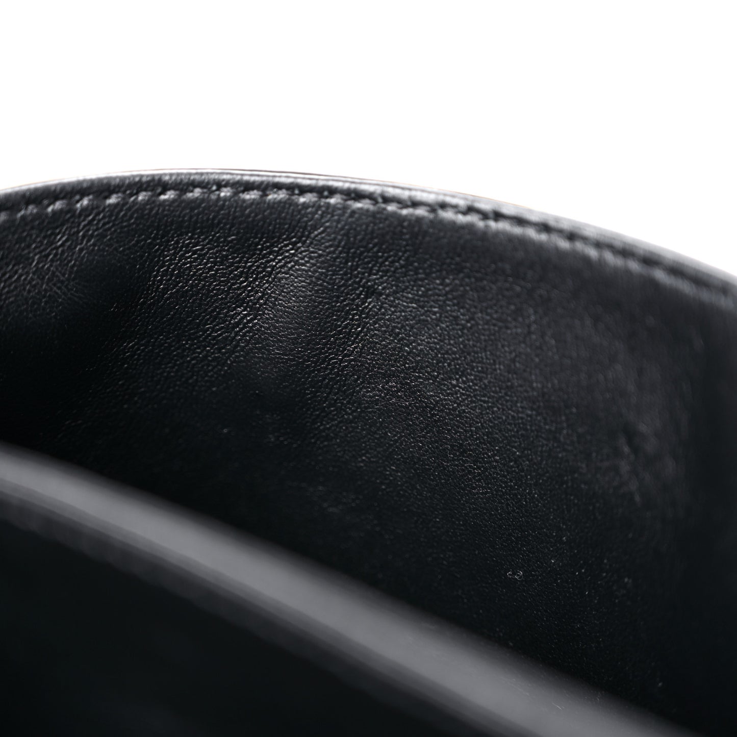 Suede Studded Virtus Chain Clutch Black